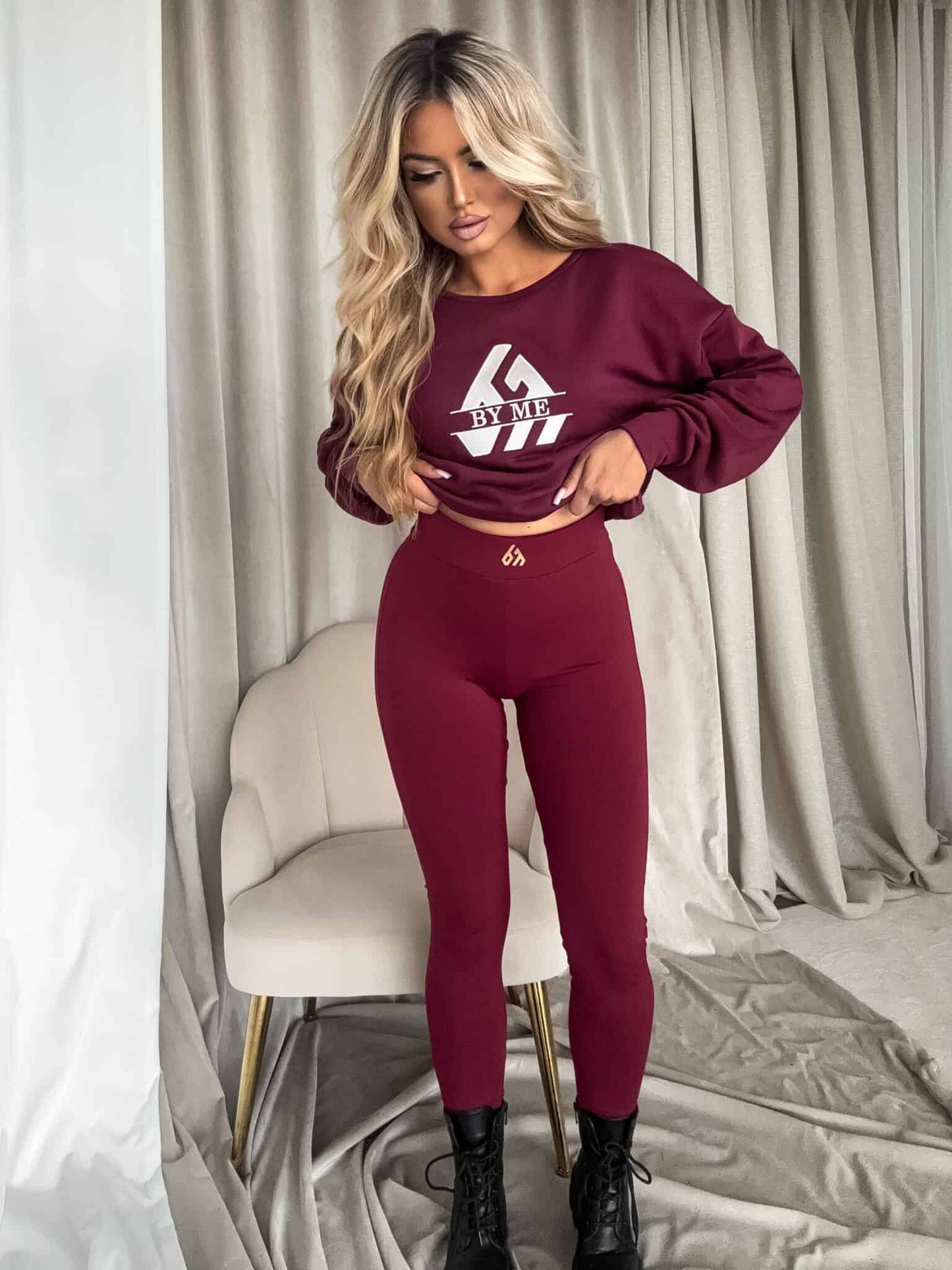 Sweatshirt LUXIT – Bordeaux