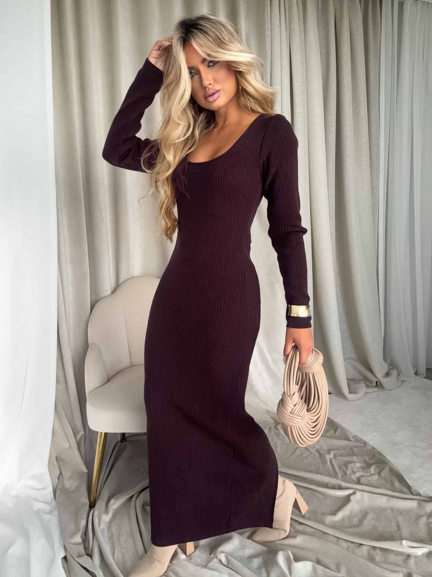 Kleid COYA - Schoko