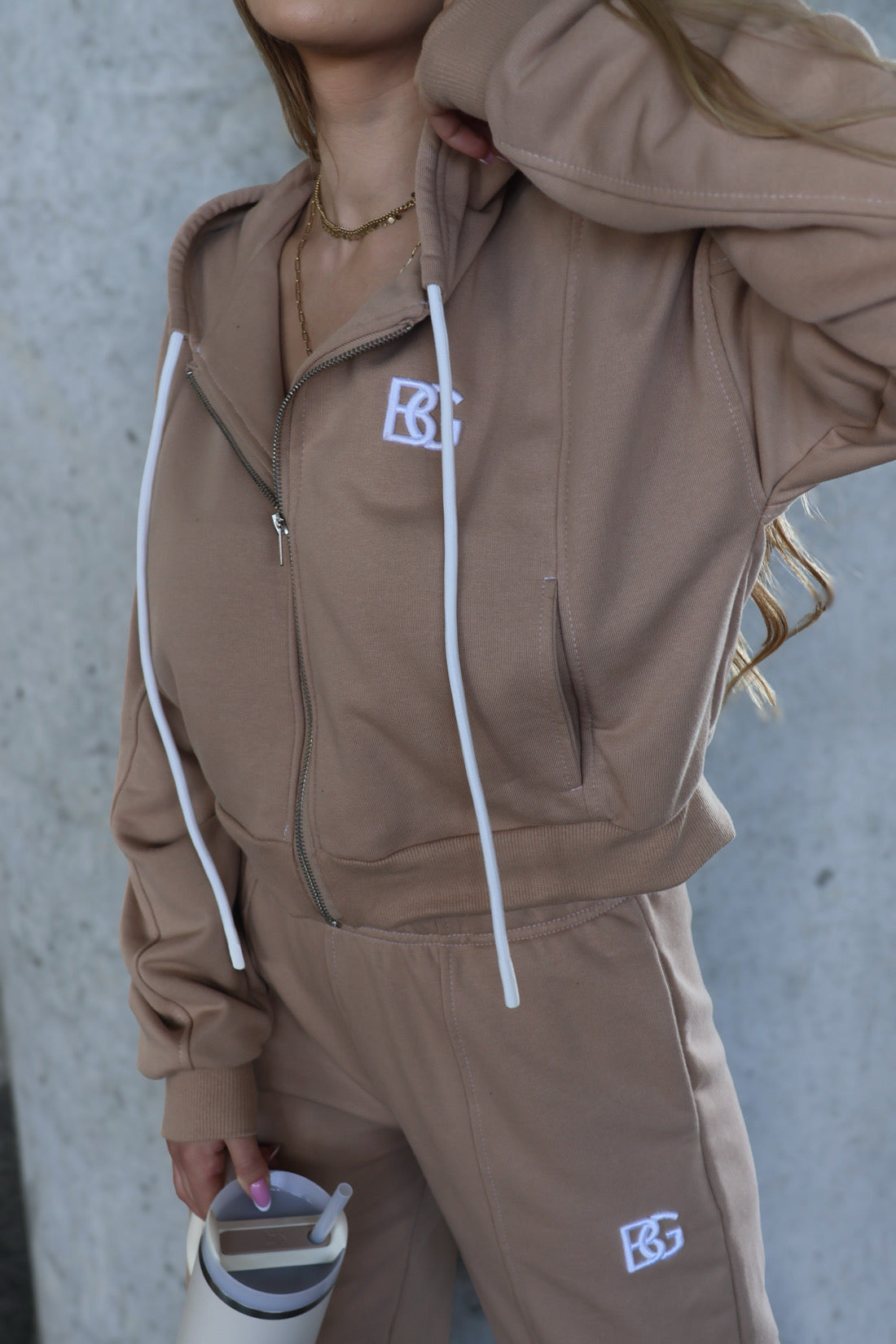 Sweatshirt BG WHITE | Beige