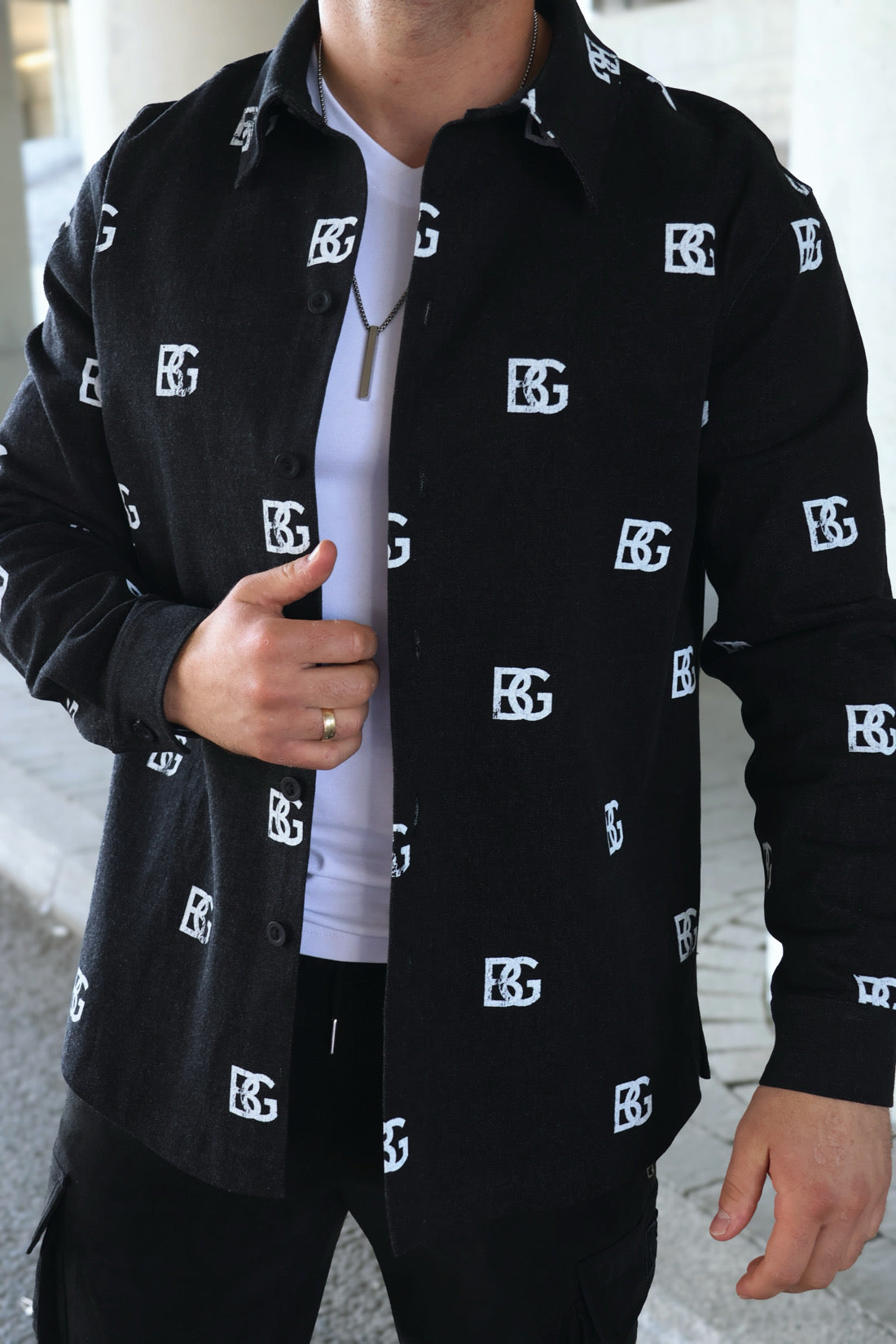 Hemd Herren BG PLAY | schwarz