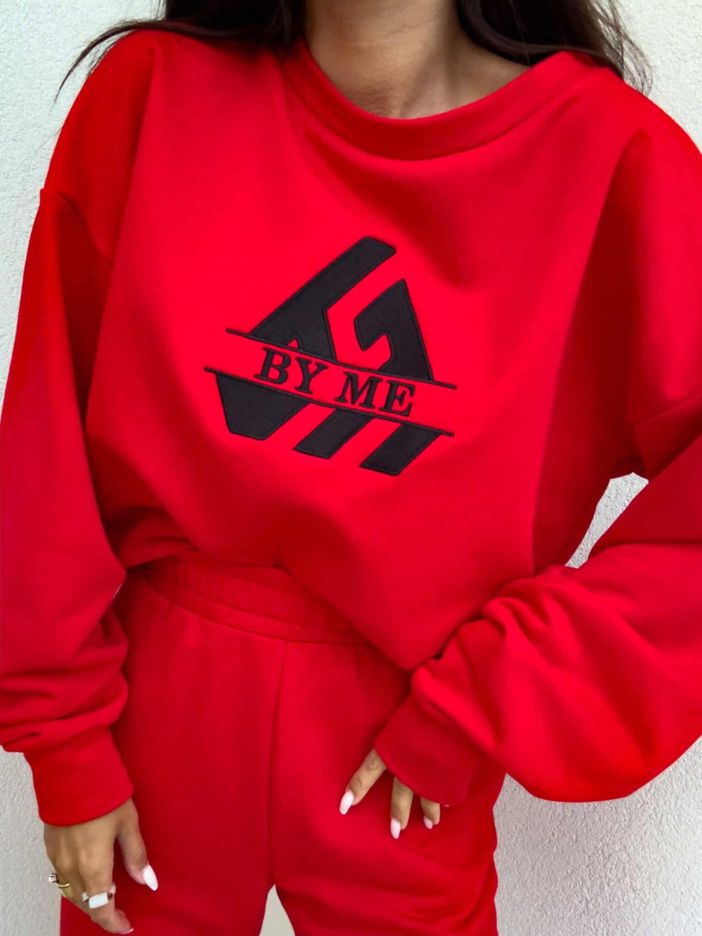 Sweatshirt LUXIT – rot