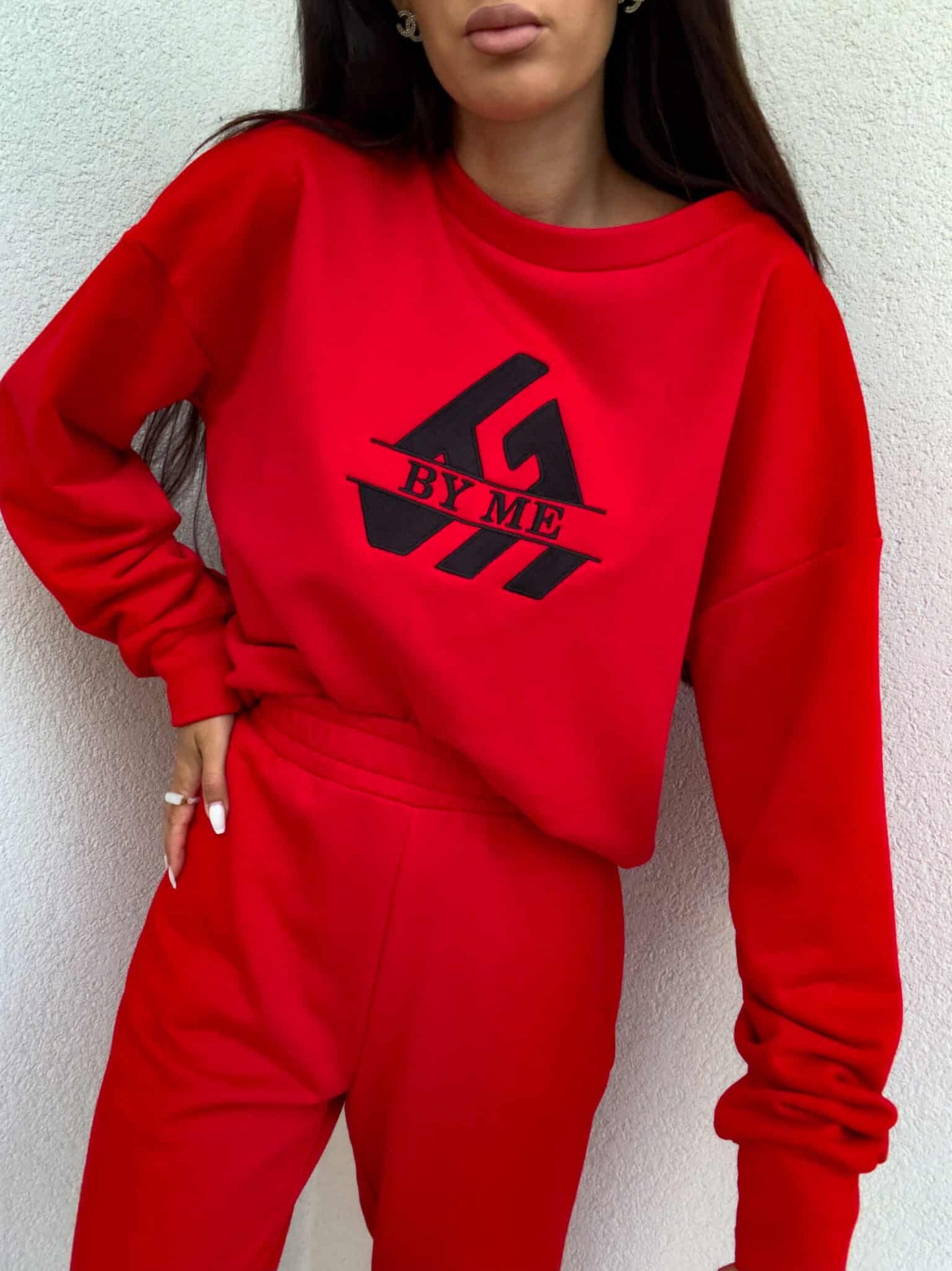 Sweatshirt LUXIT – rot