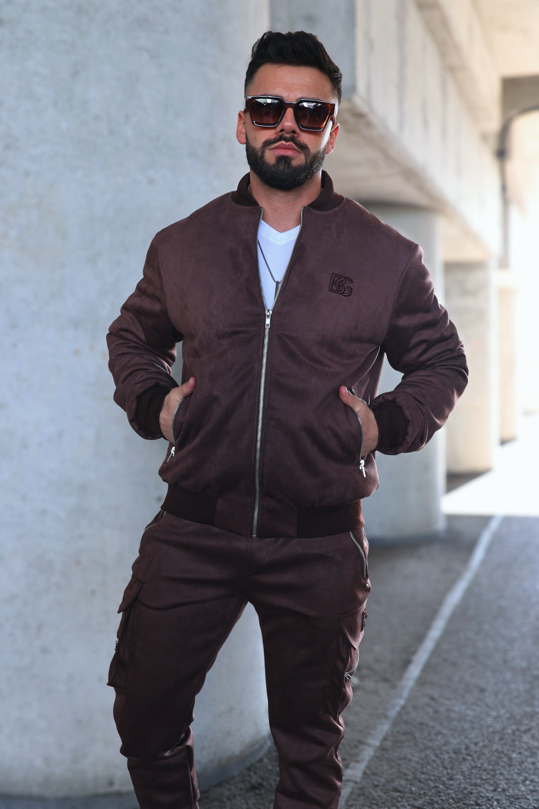 Jacke Herren BG DAMON | Schoko