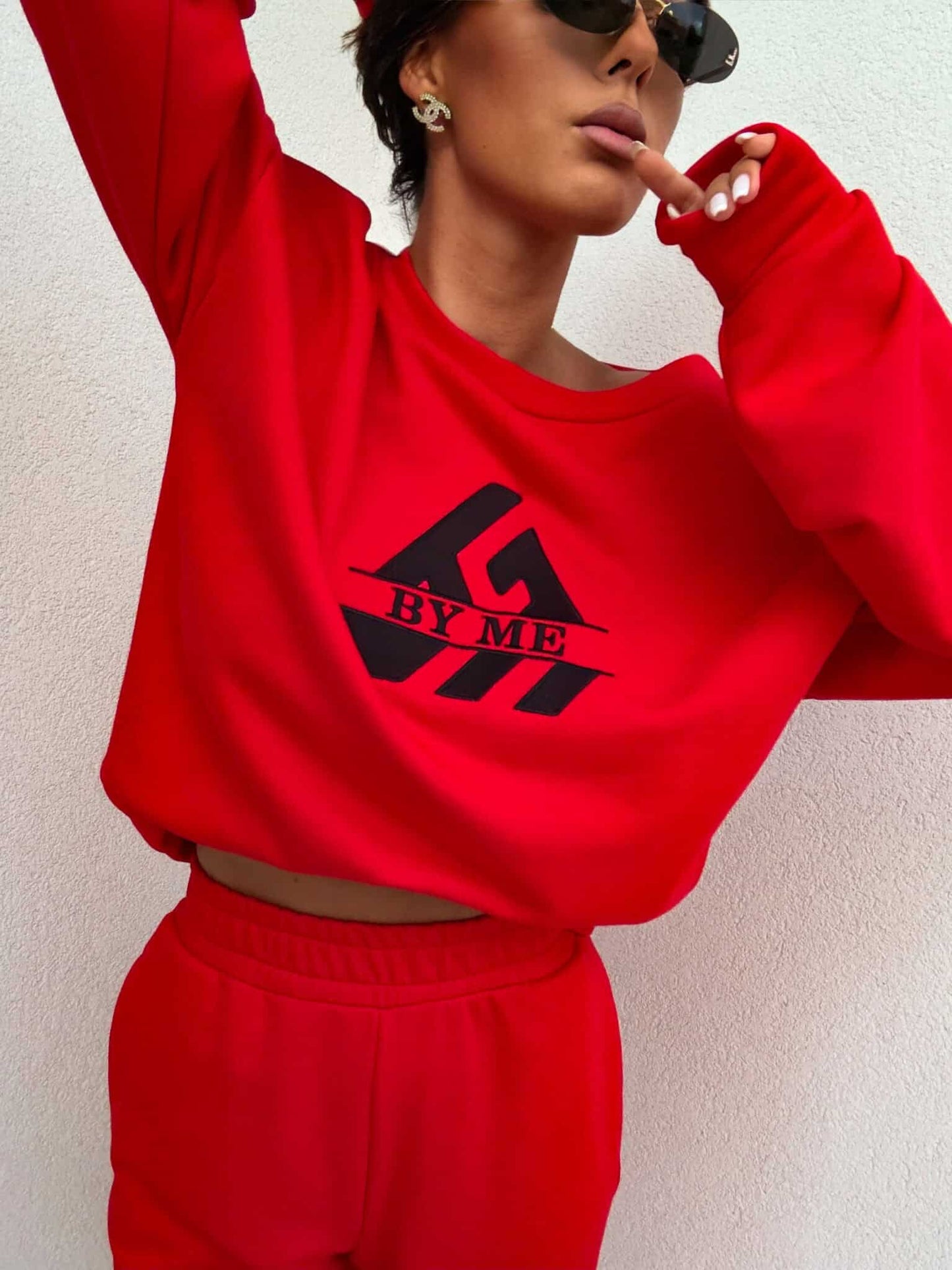 Sweatshirt LUXIT – rot