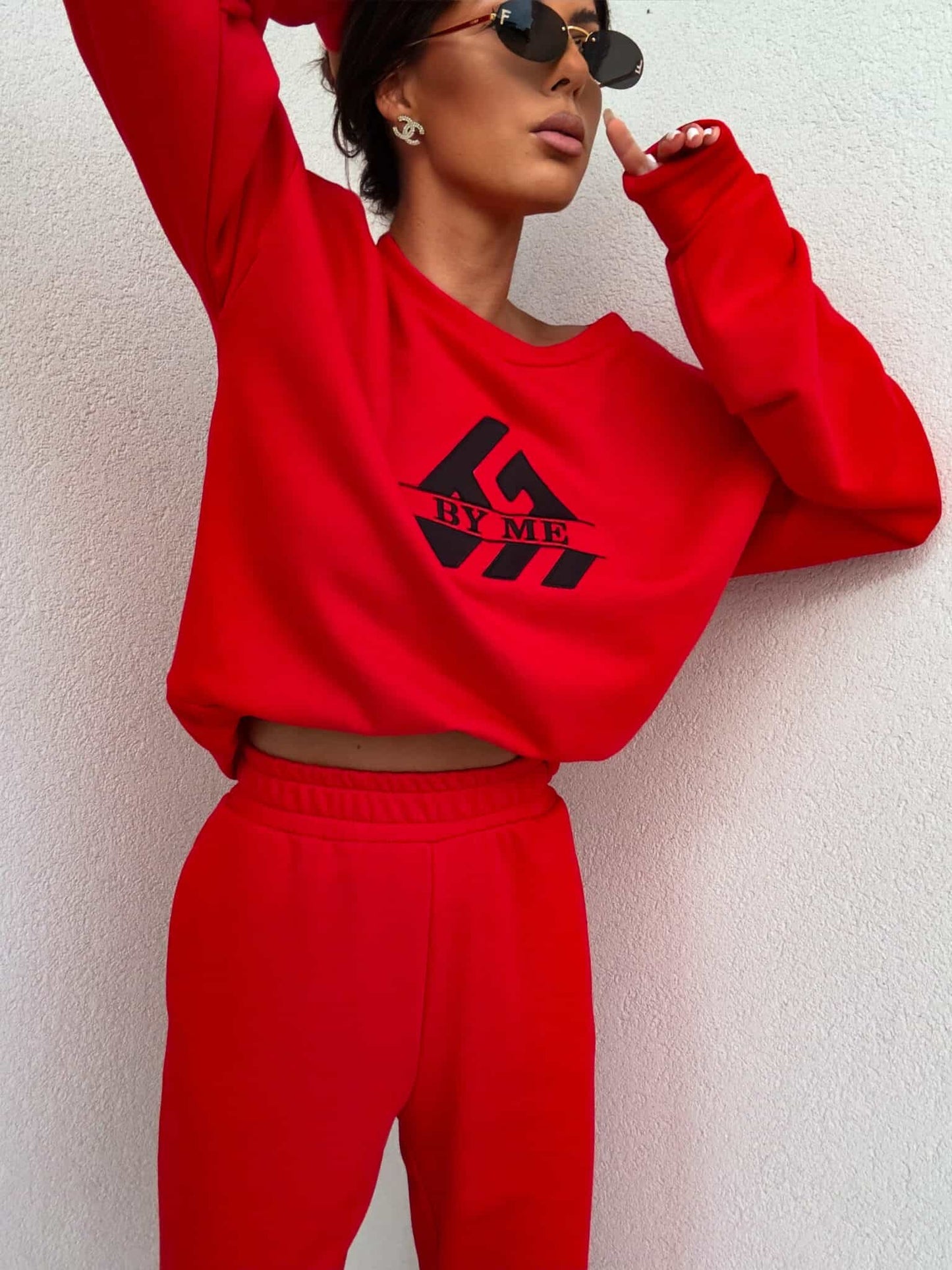 Sweatshirt LUXIT – rot