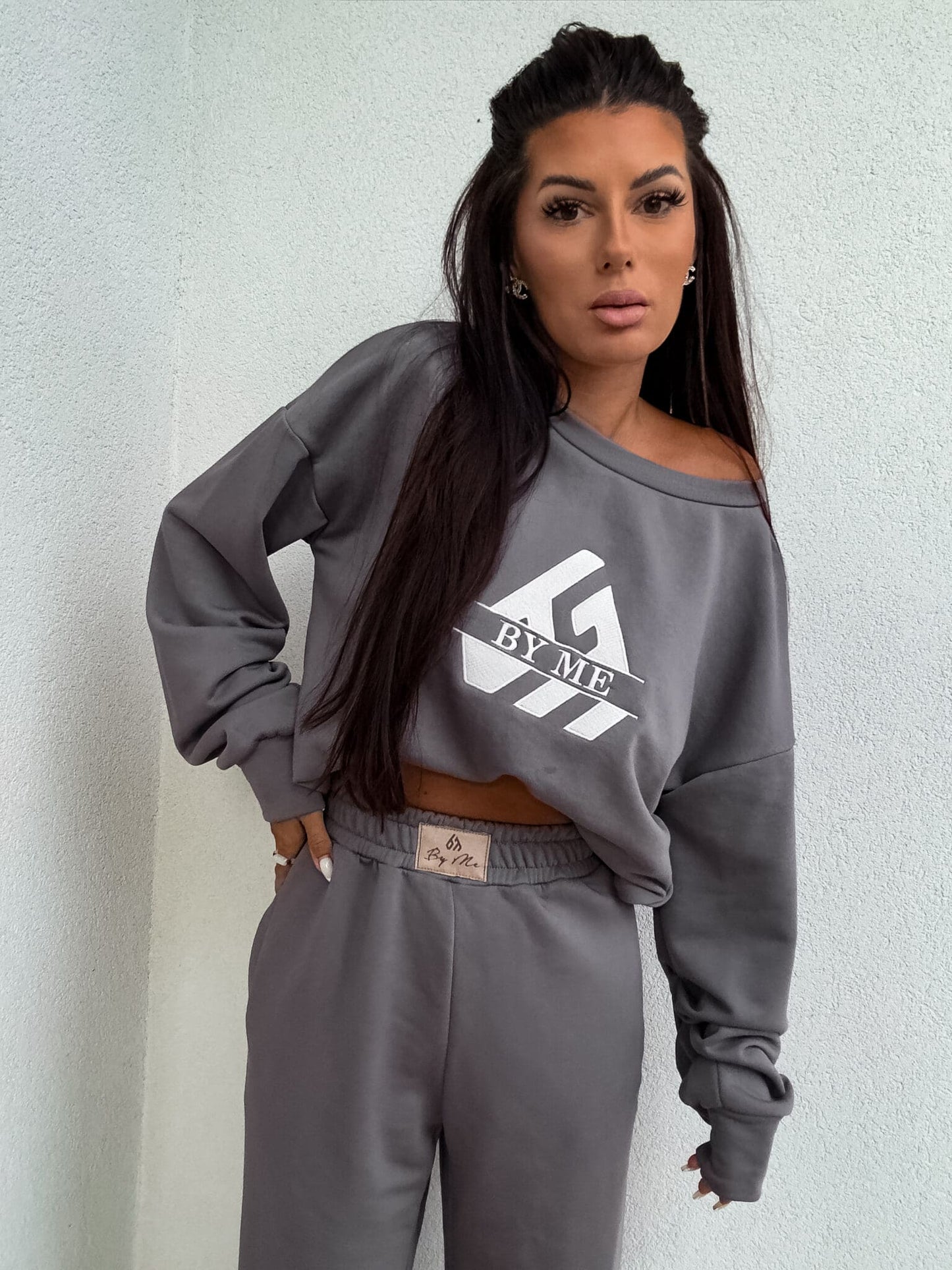 Sweatshirt LUXIT – grau