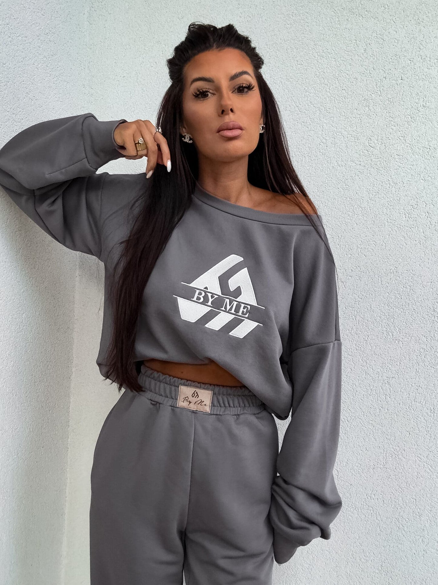 Sweatshirt LUXIT – grau