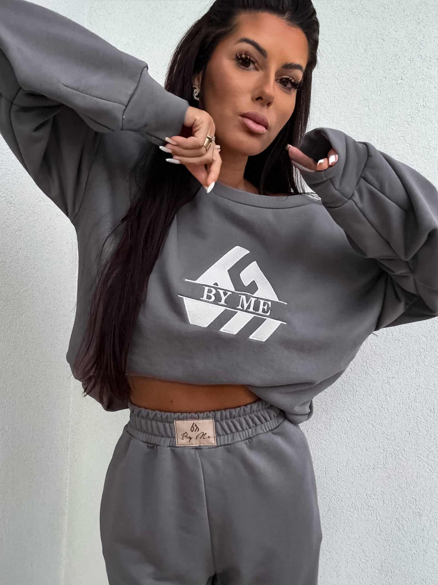 Sweatshirt LUXIT – grau