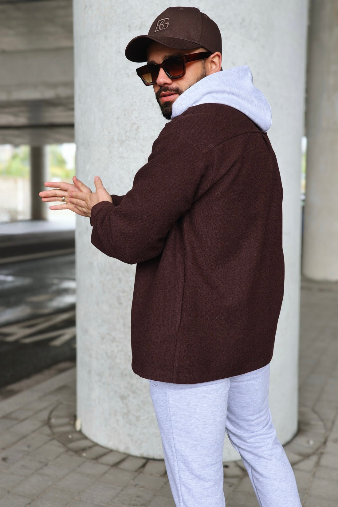 Herrenhemd BG COAT | SCHOKOBRAUN