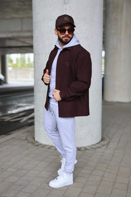Herrenhemd BG COAT | SCHOKOBRAUN