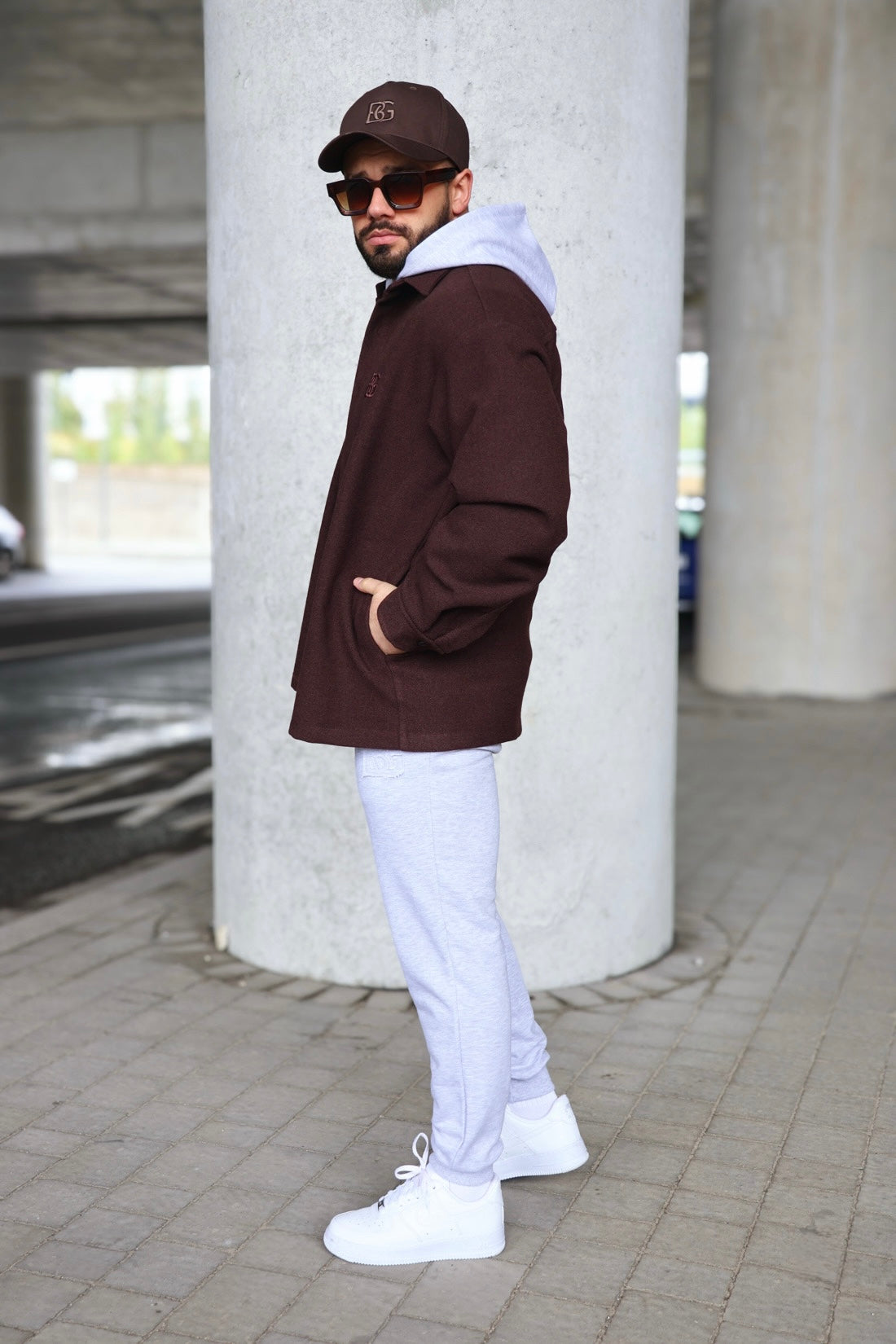 Herrenhemd BG COAT | SCHOKOBRAUN