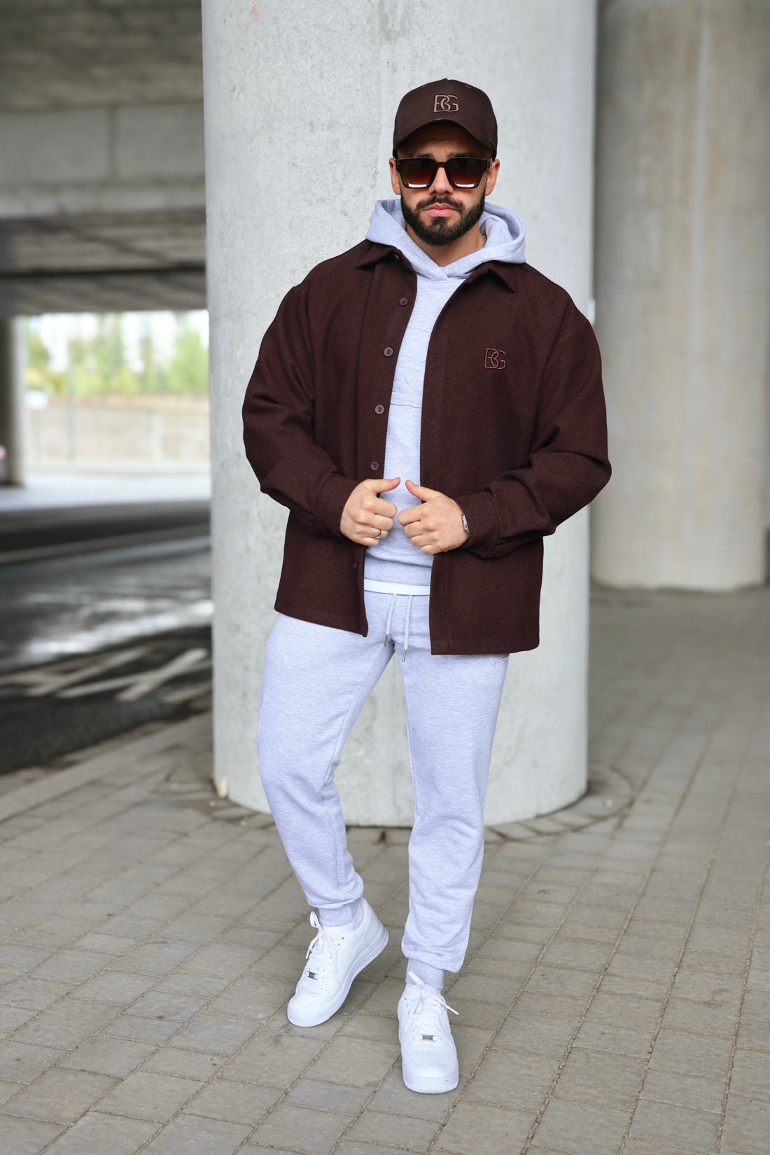 Herrenhemd BG COAT | SCHOKOBRAUN