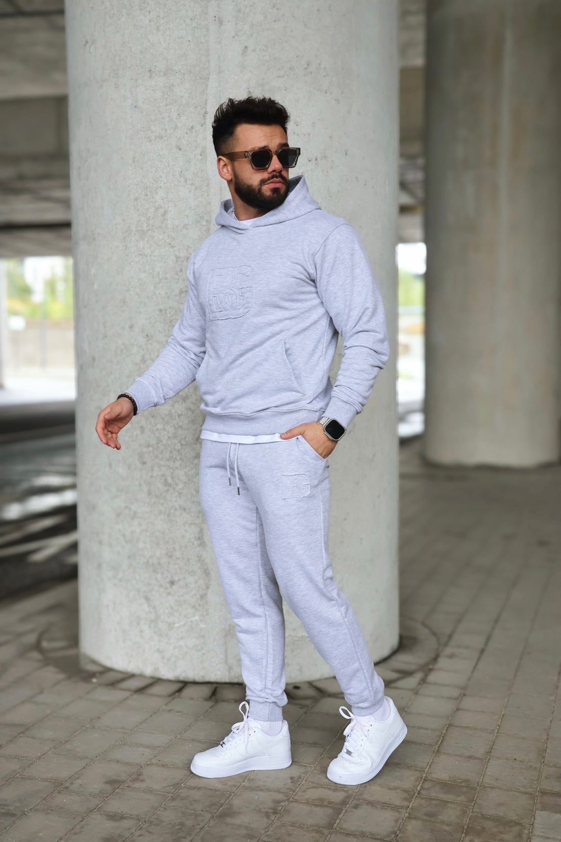SPORTANZUG BG MATCHY | GRAU