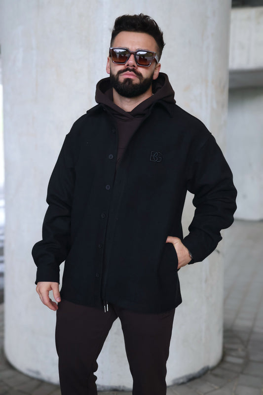 Herrenhemd BG COAT | SCHWARZ