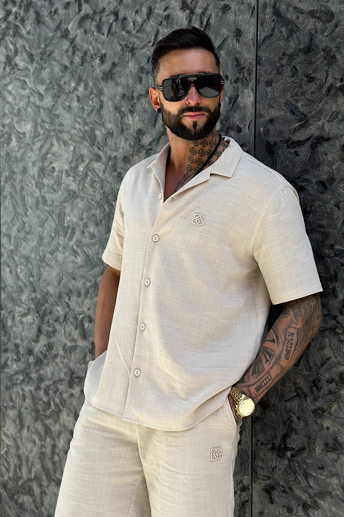 Herrenset ALVARO BRANDENBURG COUTURE beige