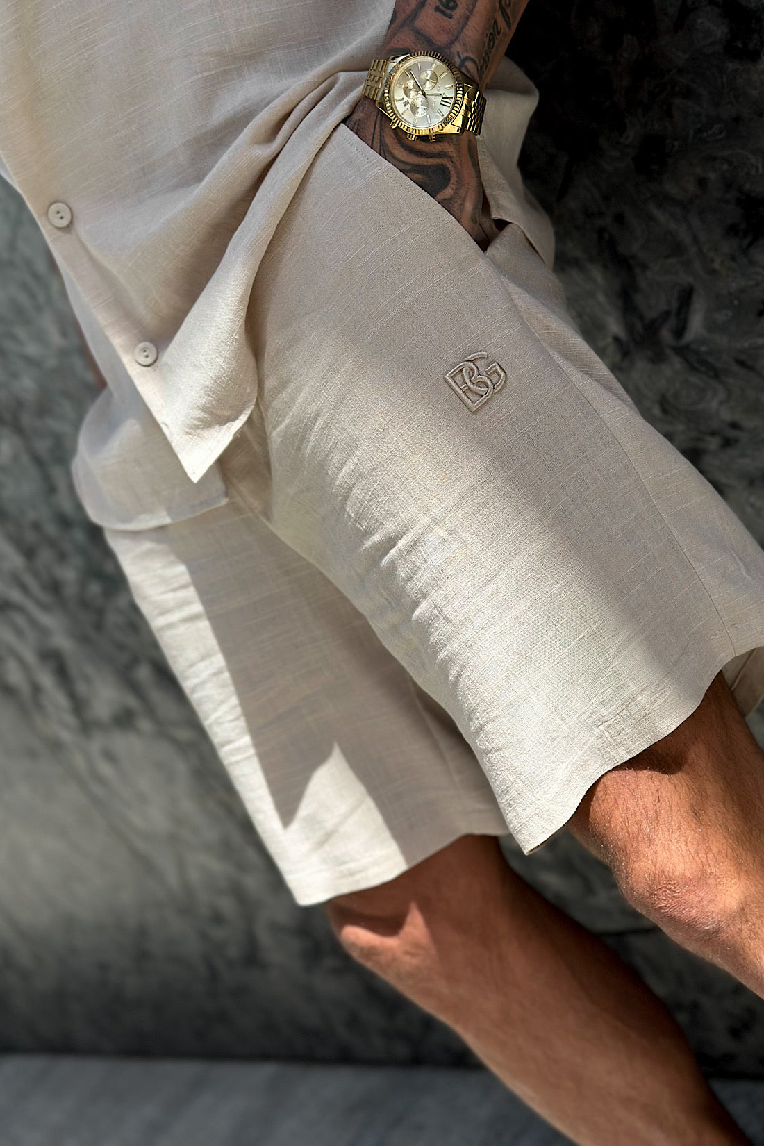 Herrenset ALVARO BRANDENBURG COUTURE beige