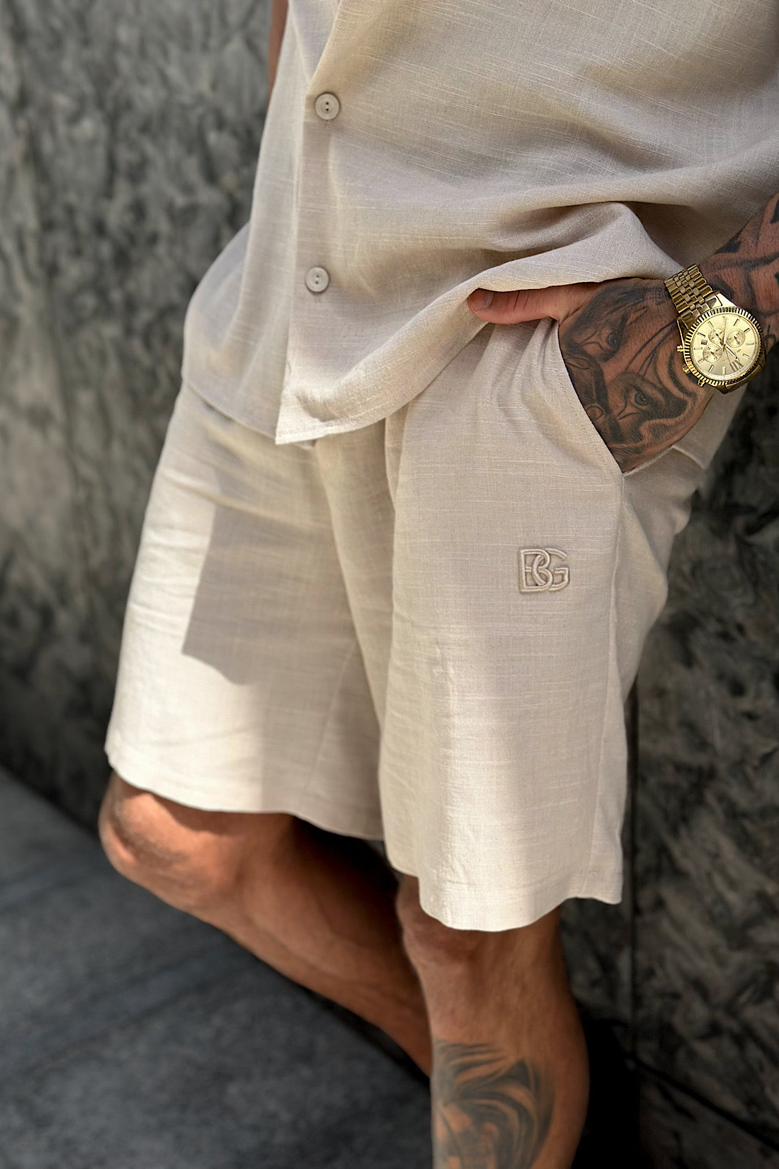 Herrenset ALVARO BRANDENBURG COUTURE beige