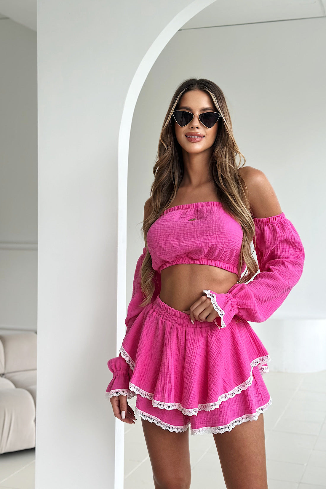DAMENSET LOVELY BRANDENBURG COUTURE | rosa