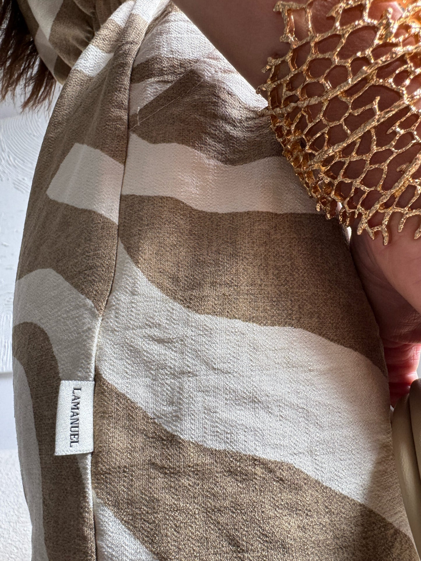 Damenset THE PALM beige