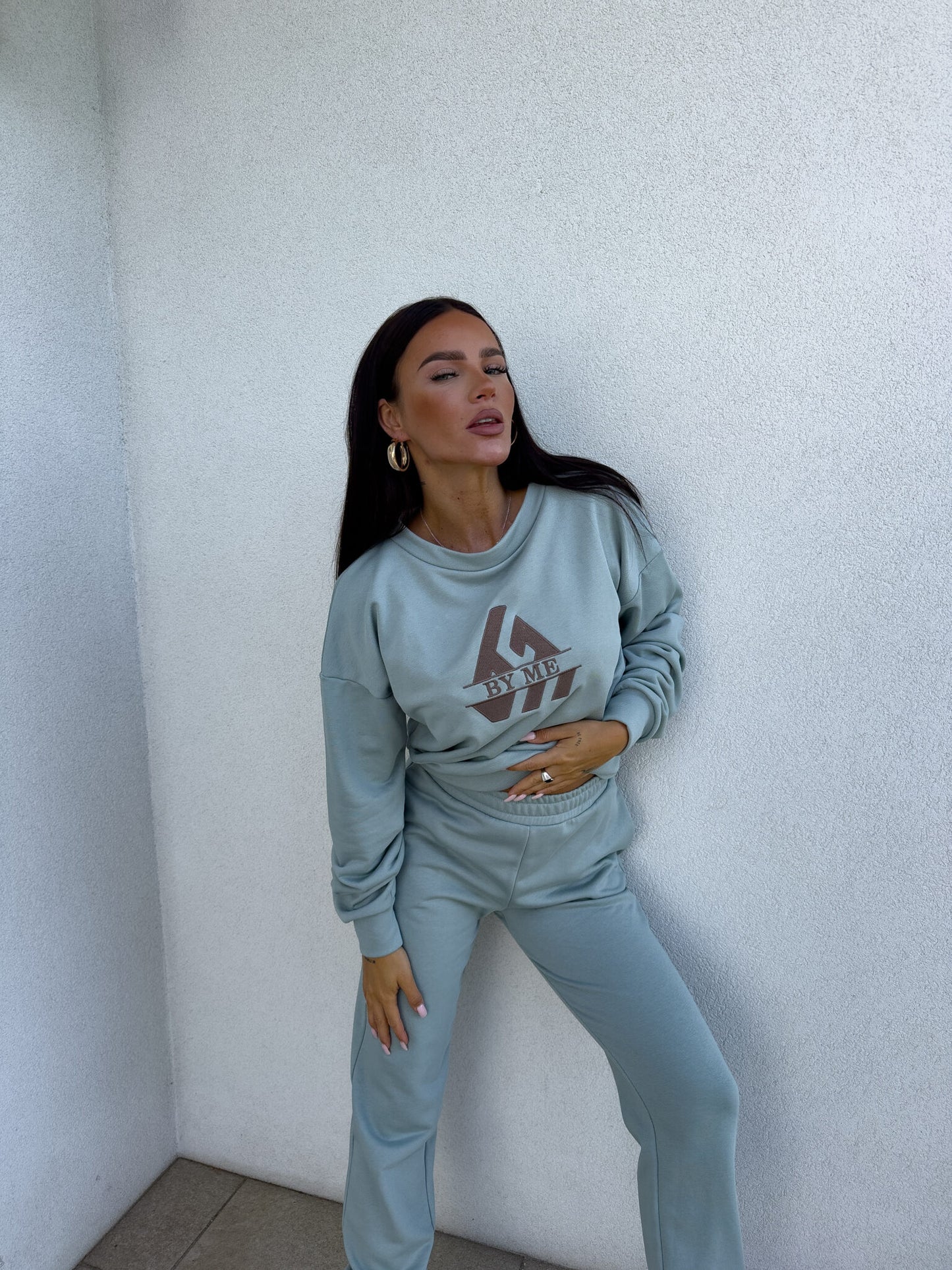 Sweatshirt LUXIT – Salbei
