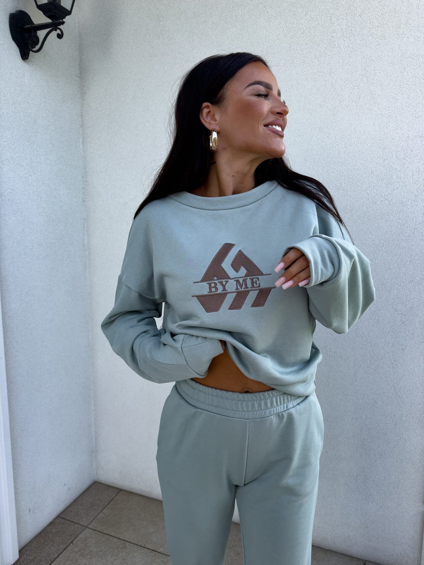 Sweatshirt LUXIT – Salbei