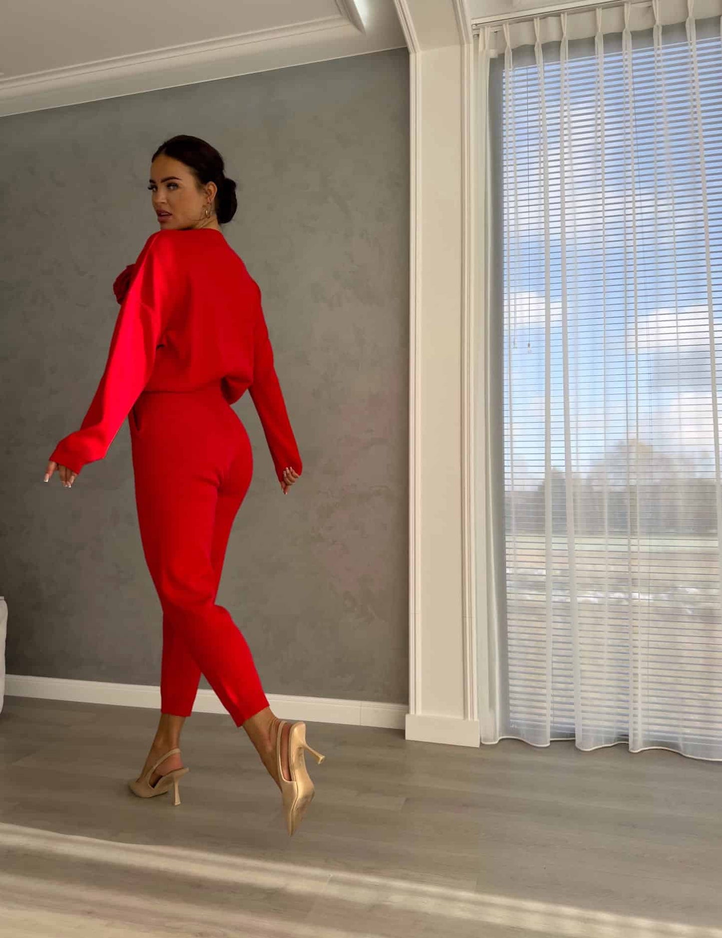 Zweiteiler DELANI LONG – rot