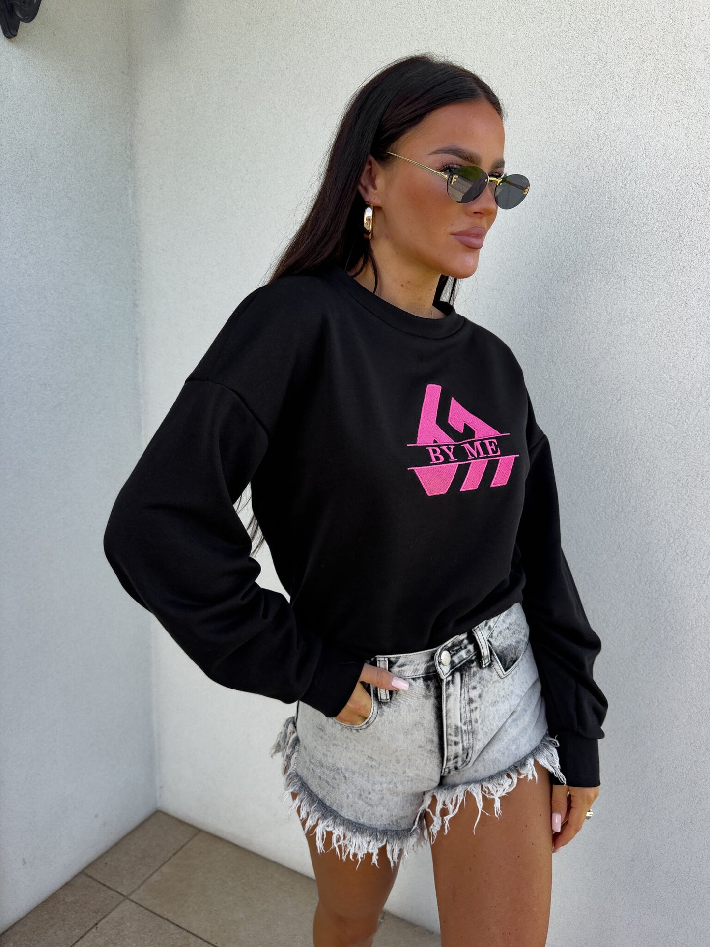Sweatshirt LUXIT – schwarz