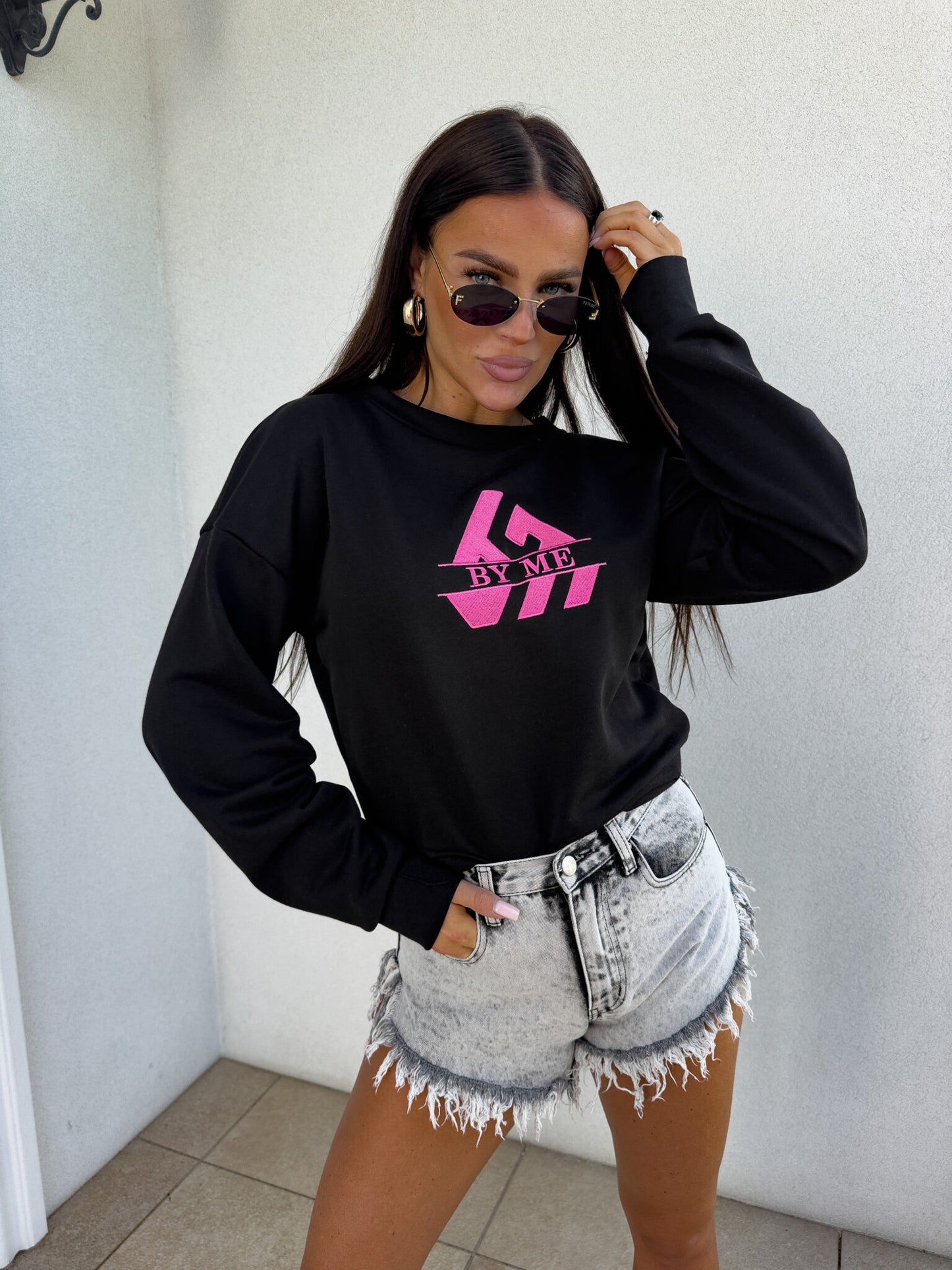 Sweatshirt LUXIT – schwarz