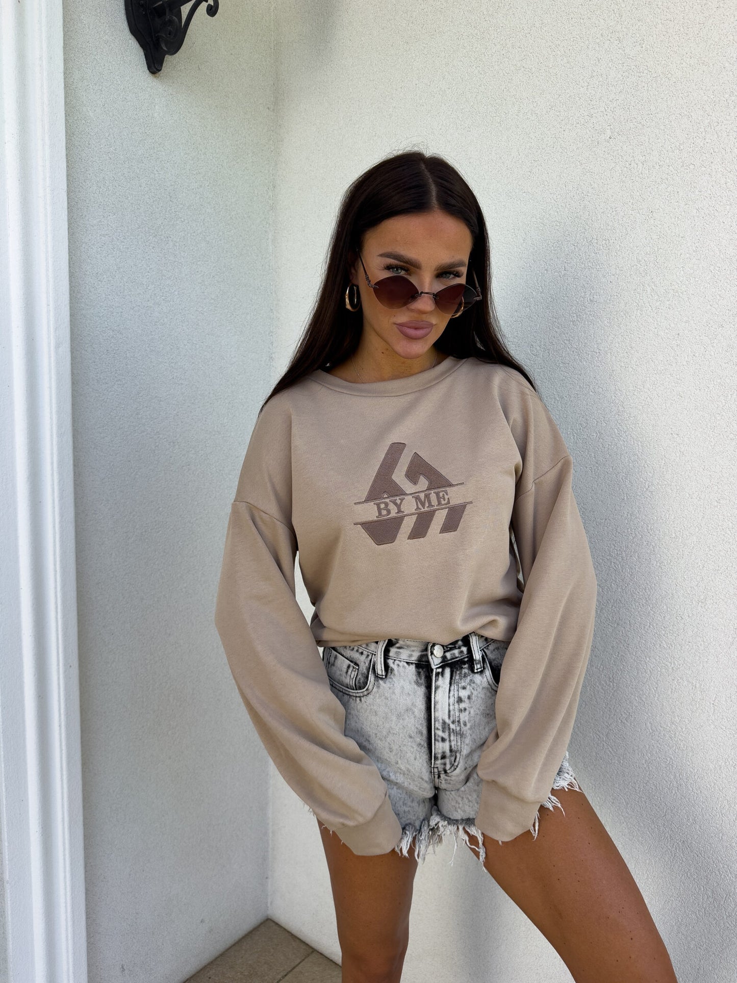 Sweatshirt LUXIT – beige