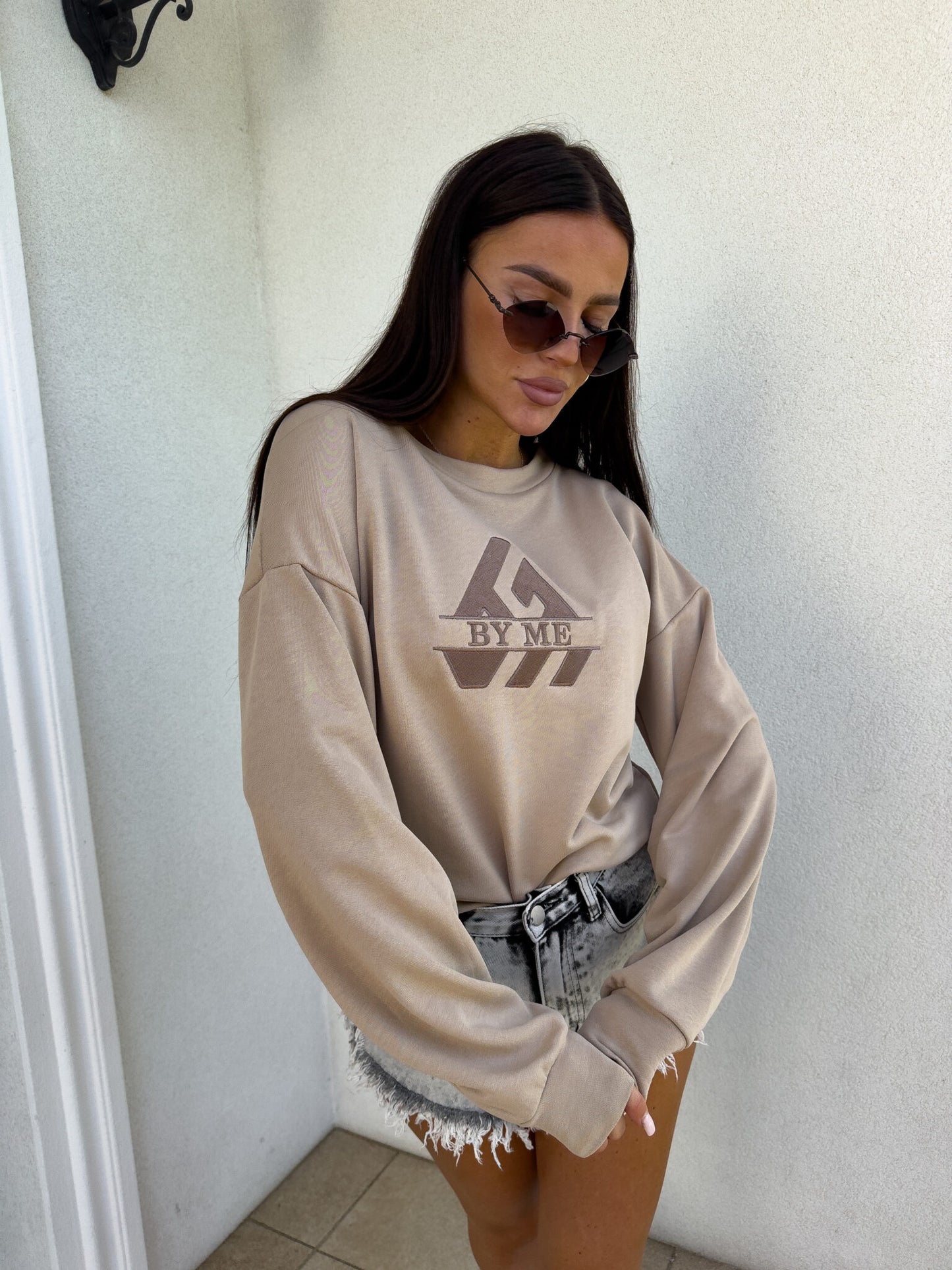 Sweatshirt LUXIT – beige