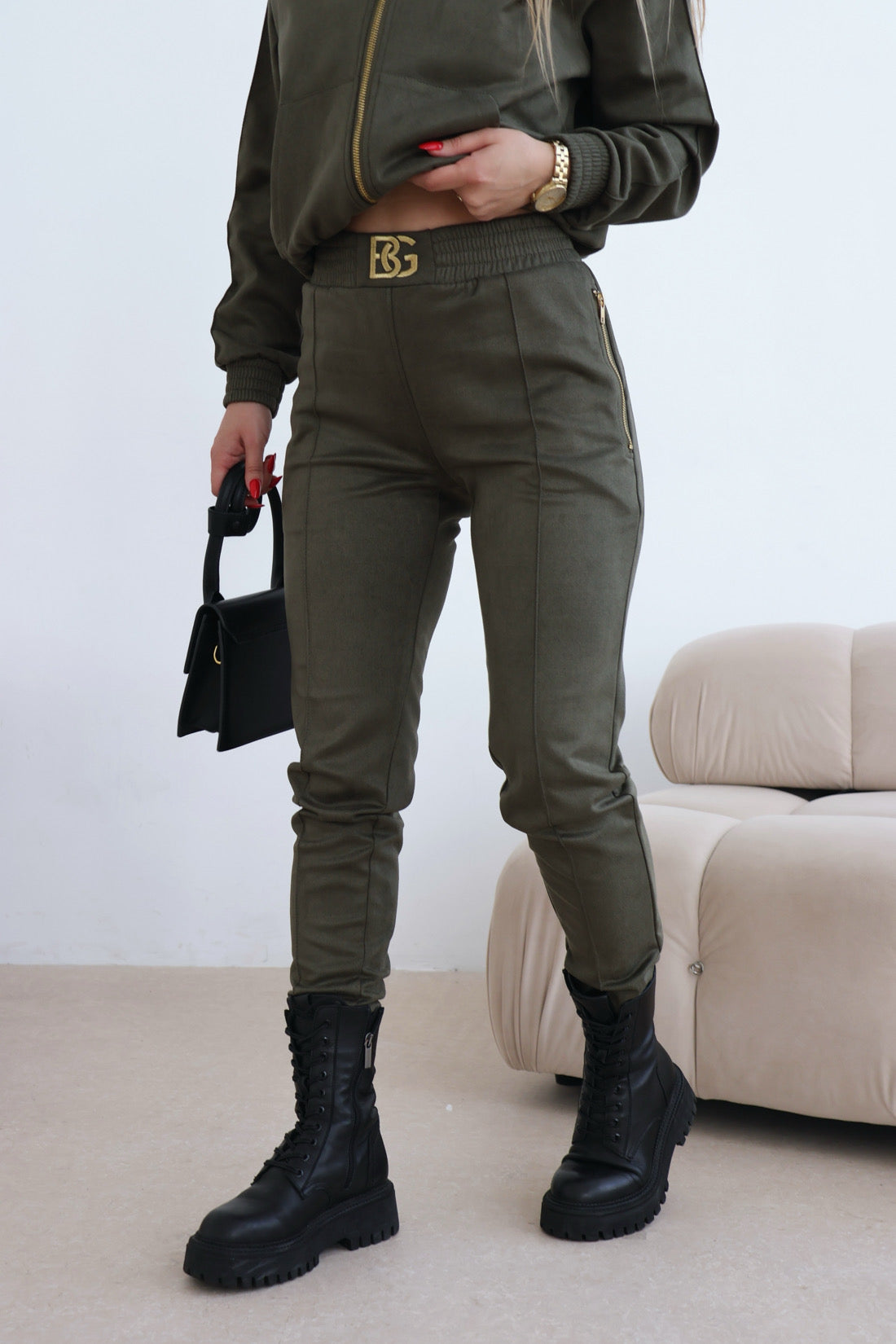 Zweiteiler Damen BG NEW ESSENTIAL | KHAKI
