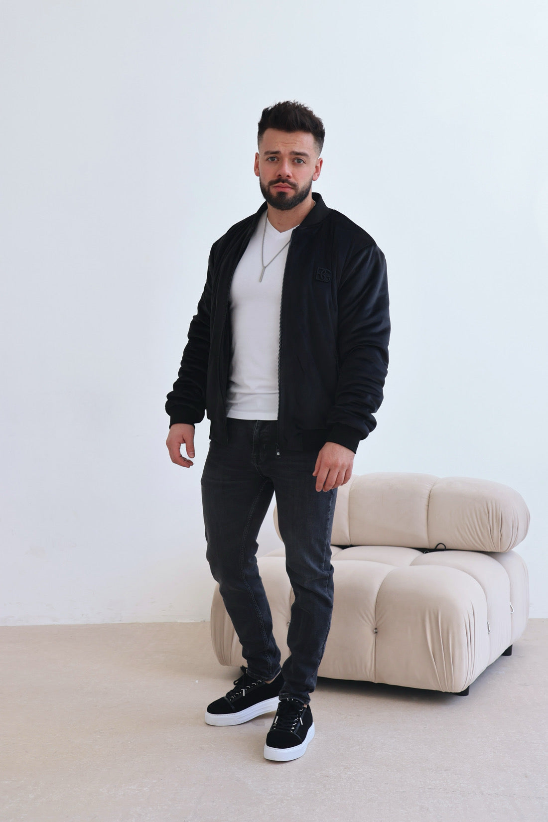 Herrenjacke BG CHAMP | shwarz