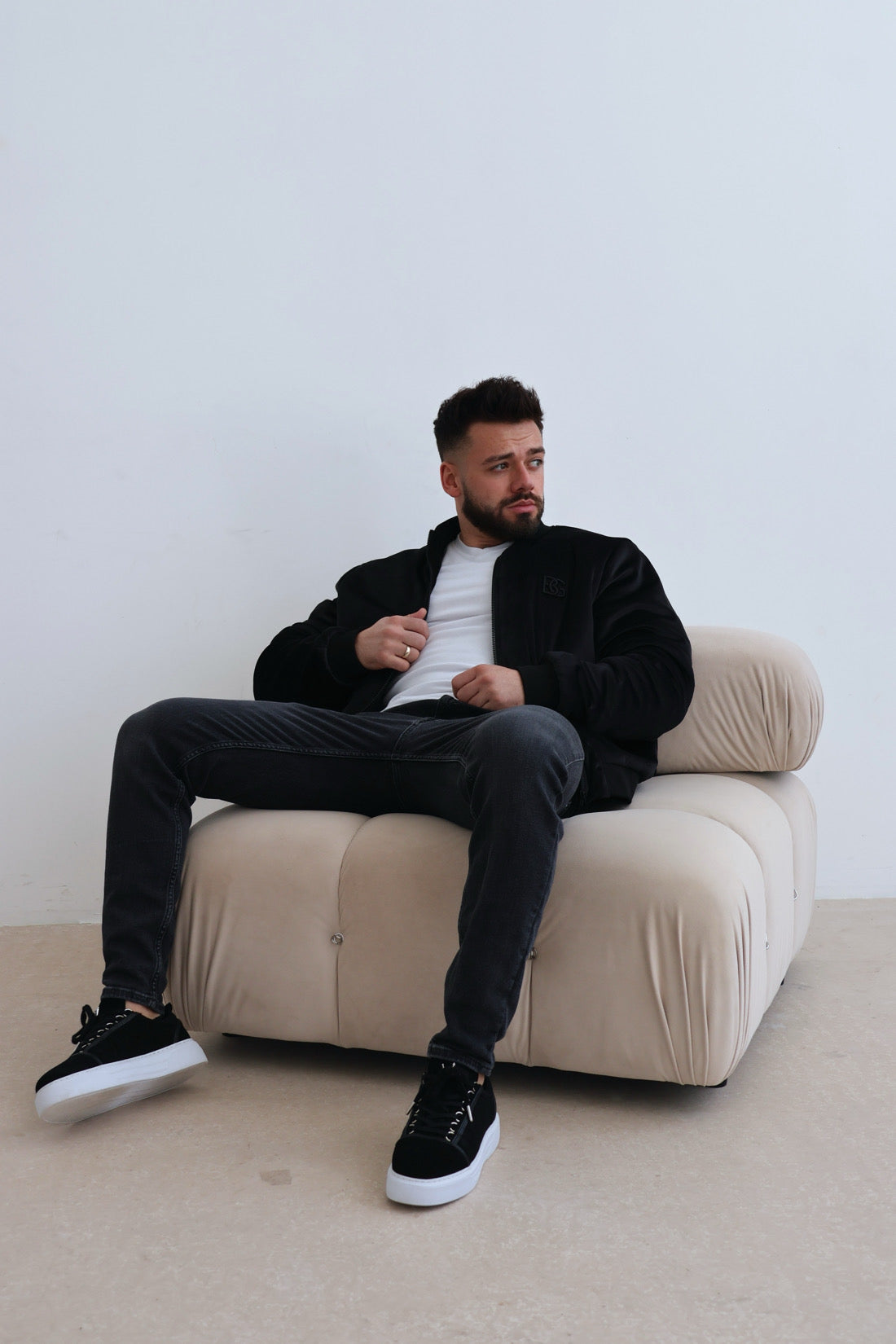 Herrenjacke BG CHAMP | shwarz