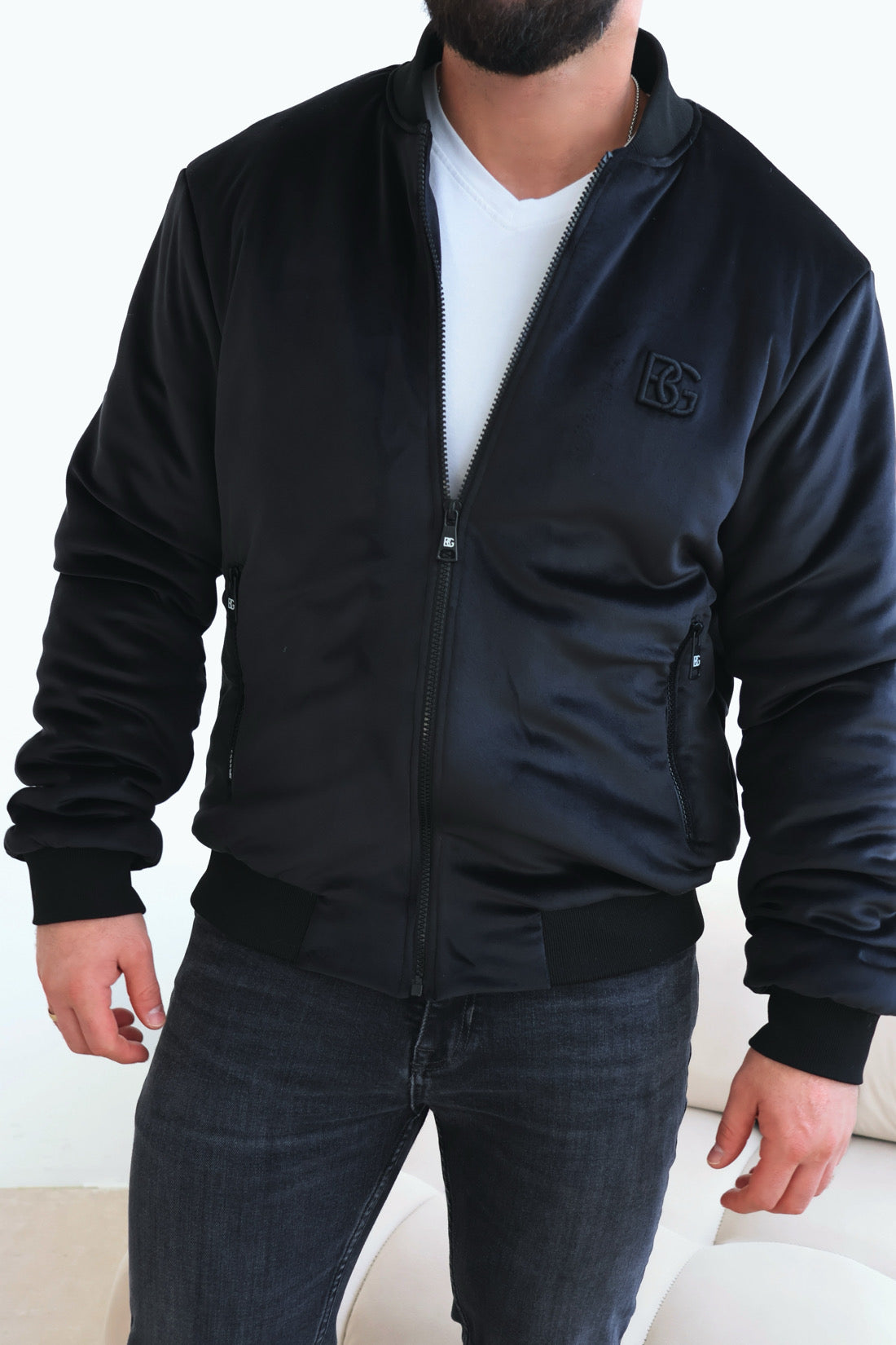 Herrenjacke BG CHAMP | shwarz