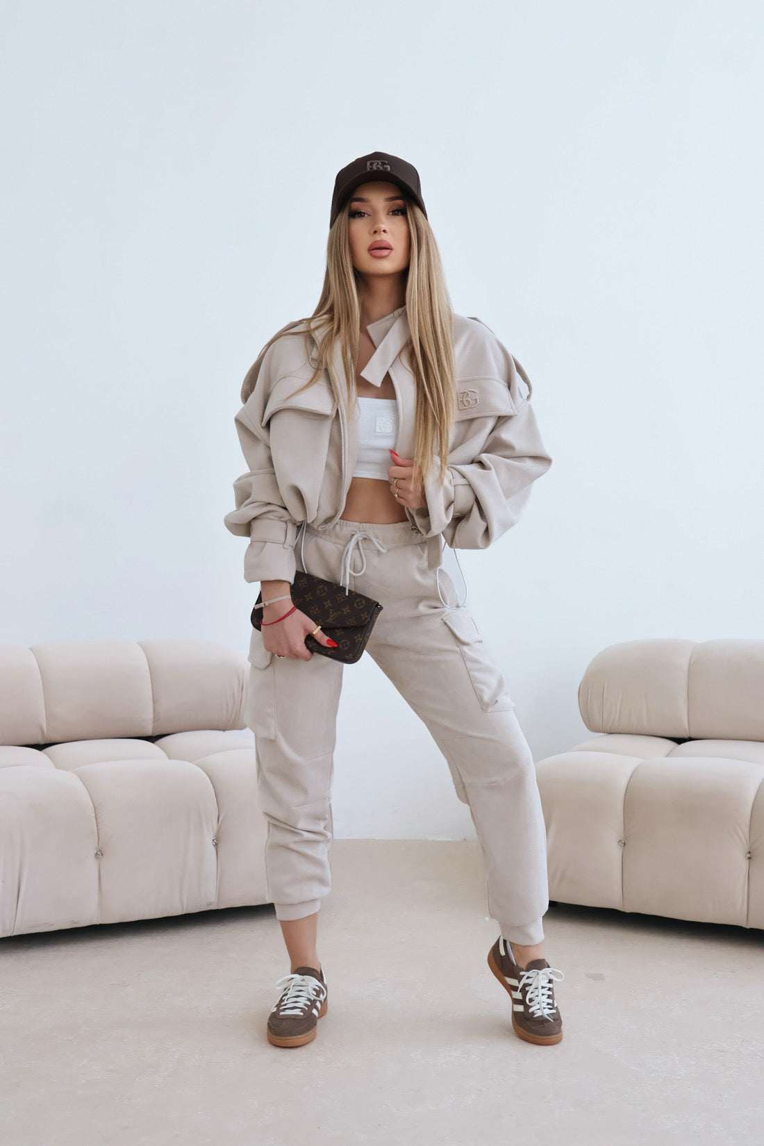 DAMENHOSE  BG ARMY | BEŻ