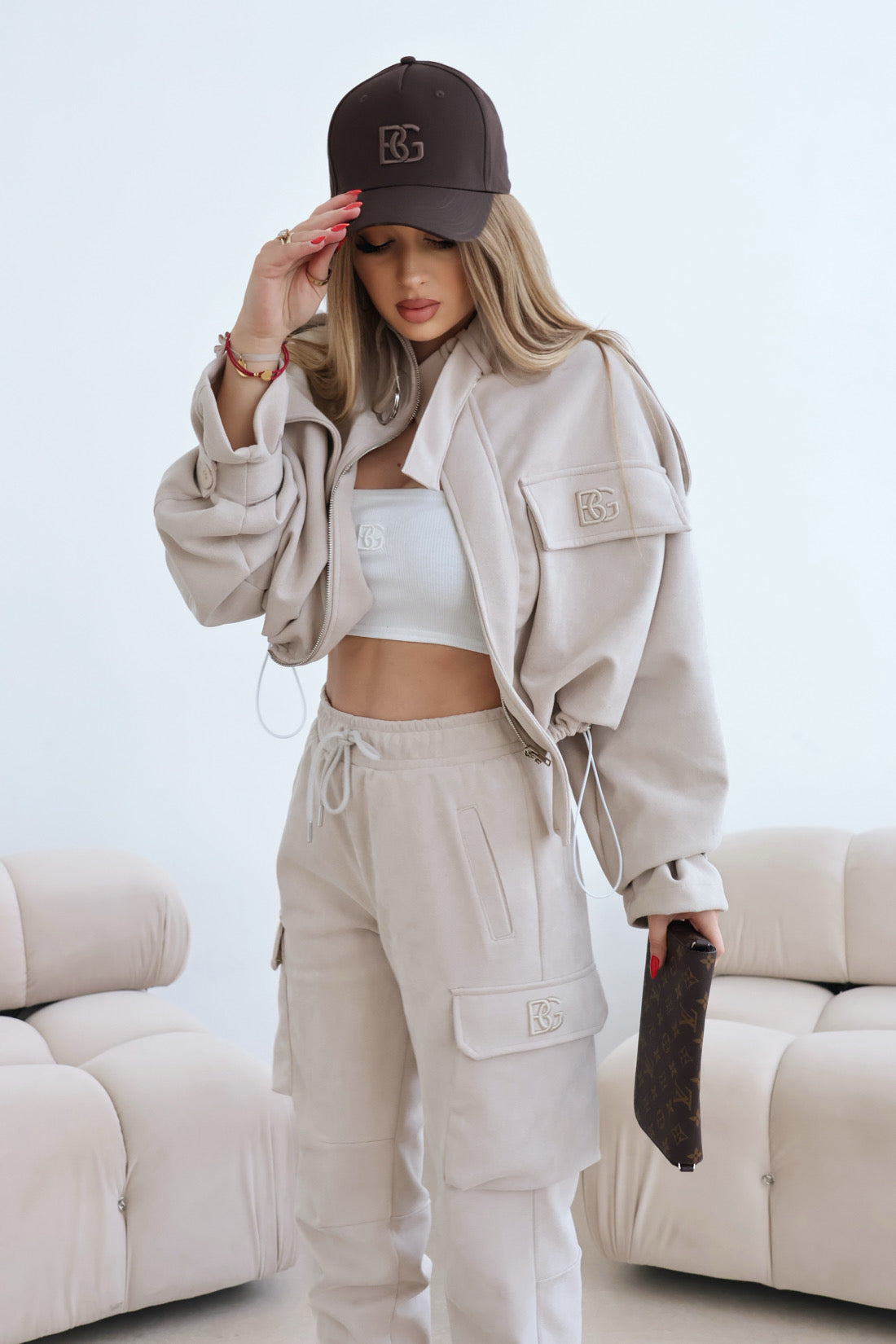 DAMENJACKE  BG MILITARY | BEIGE