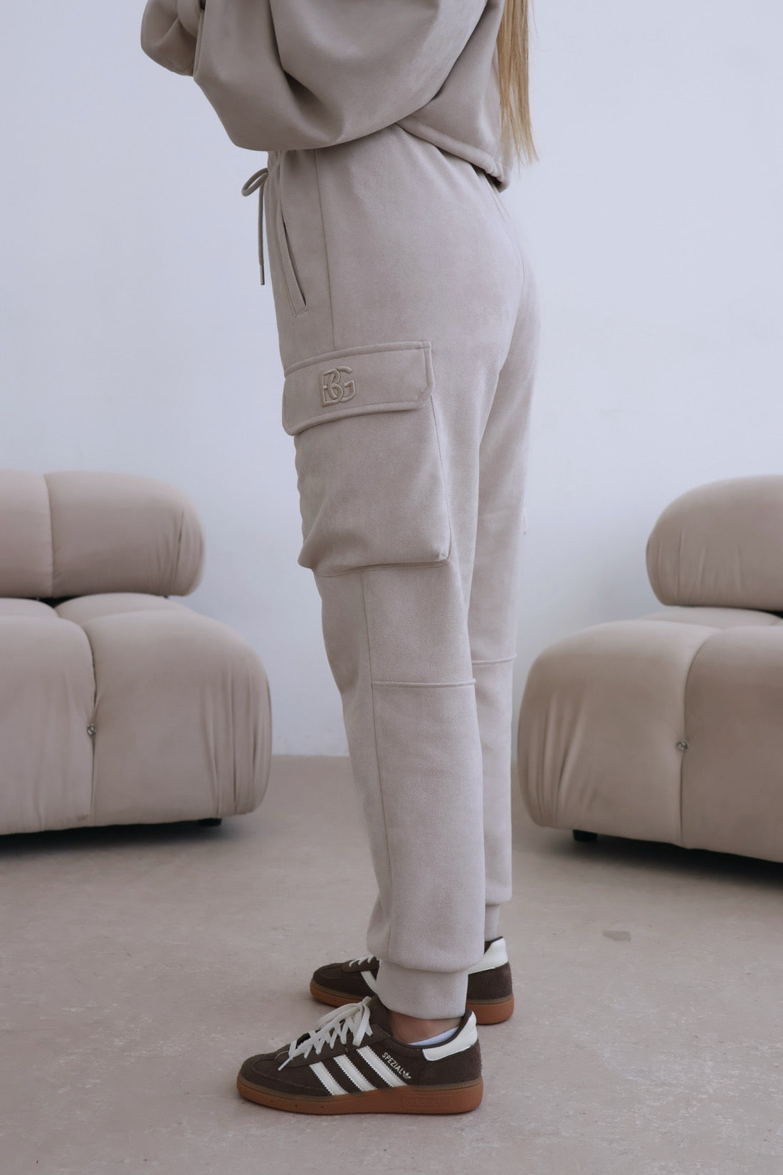 DAMENHOSE  BG ARMY | BEŻ
