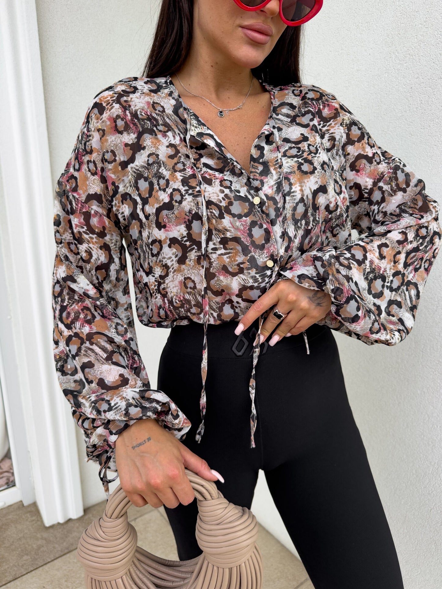 Damenbluse LISBONA Viskose - Panther