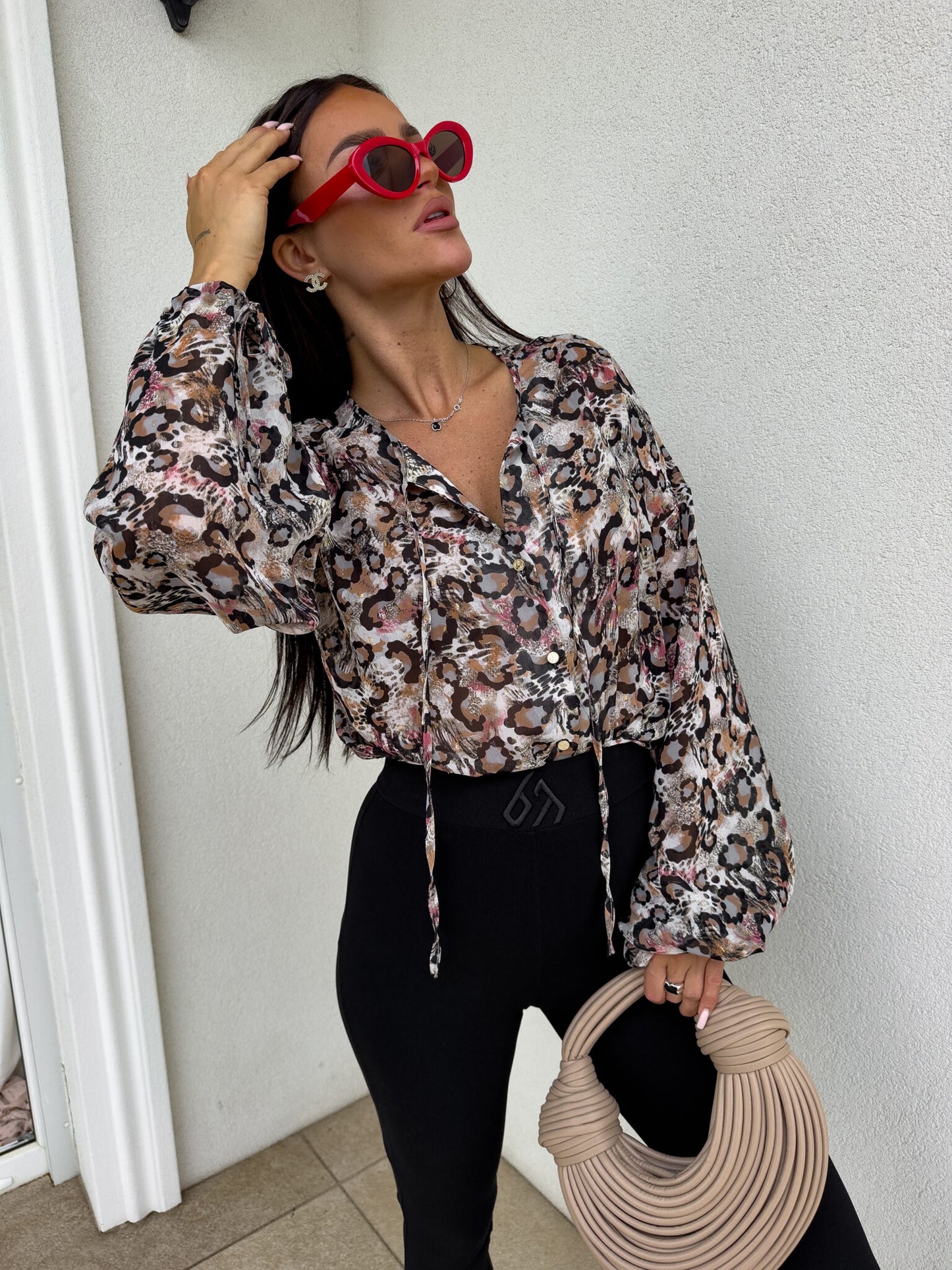 Damenbluse LISBONA Viskose - Panther