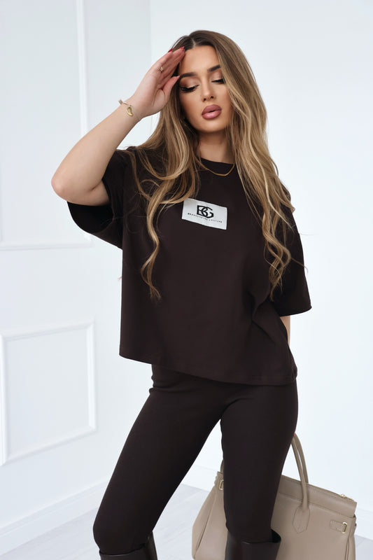 T-SHIRT BG BING | SCHOKOBRAUN