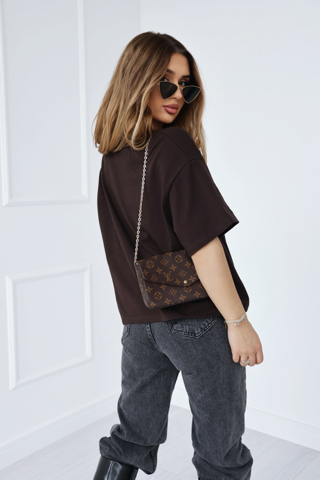 T-SHIRT BG GOLDI | SCHOKOBRAUN