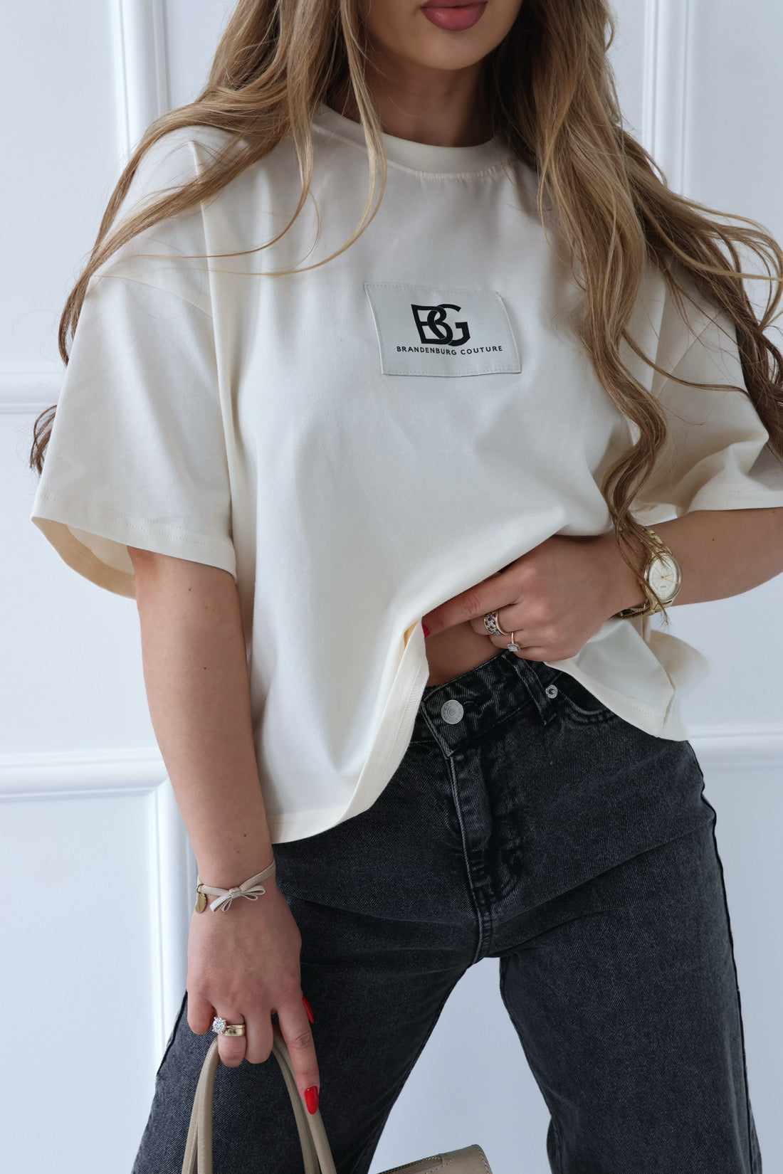 T-SHIRT  BG BING | VANILLE