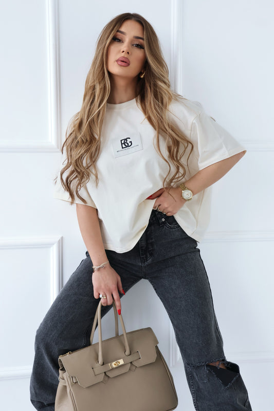 T-SHIRT  BG BING | VANILLE