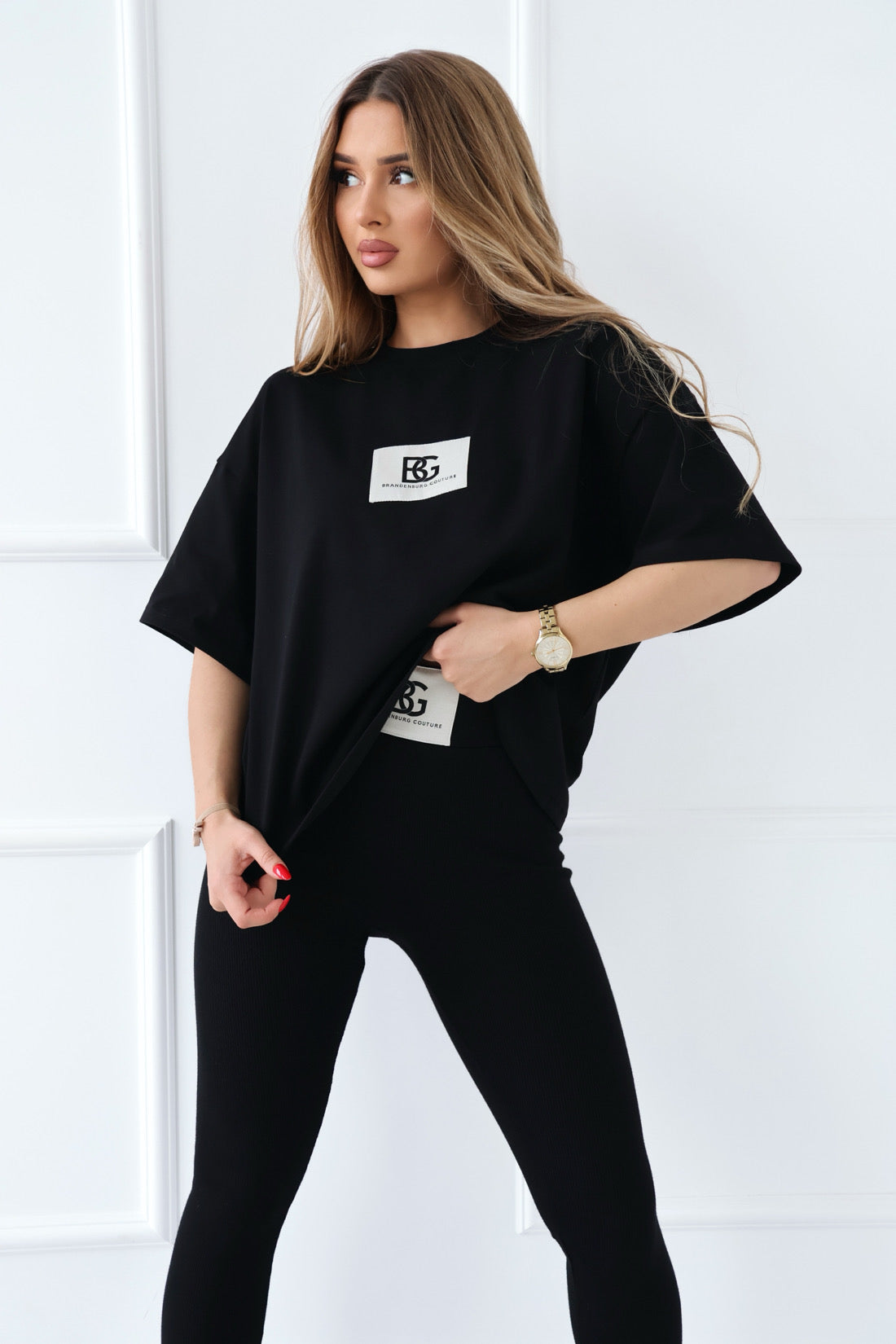 T-SHIRT  BG BING | SCHWARZ