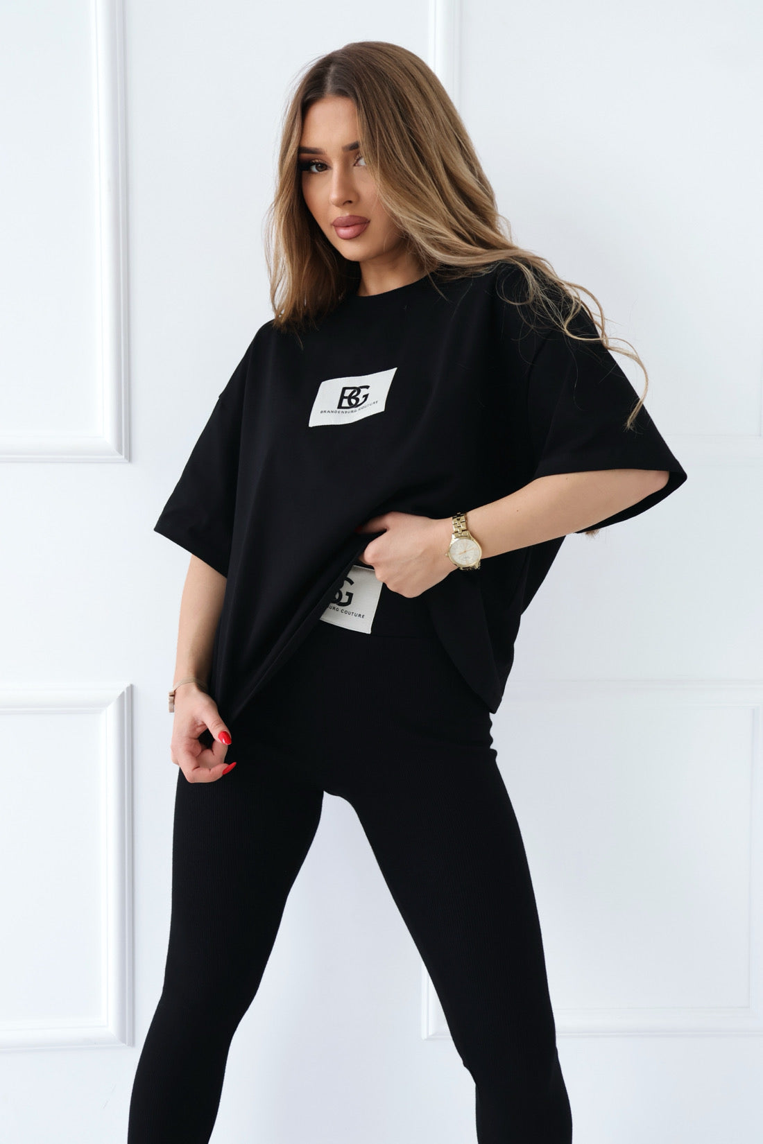 T-SHIRT  BG BING | SCHWARZ