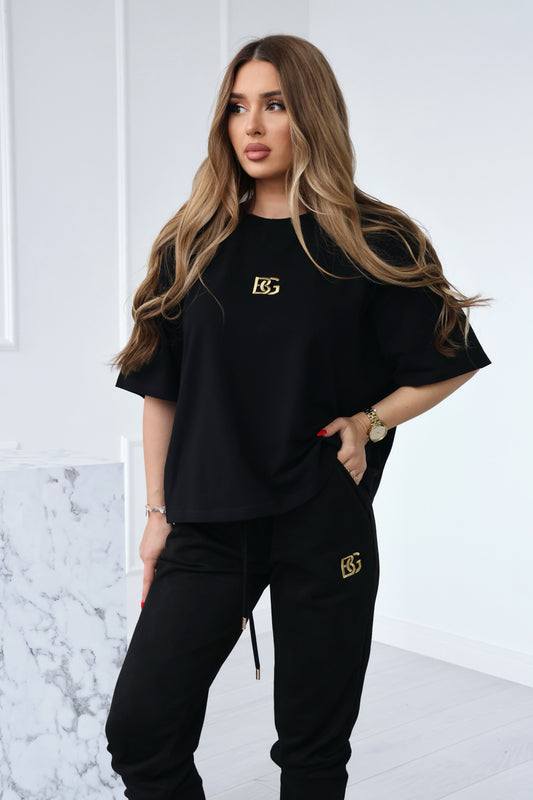 T-SHIRT BG GOLDI | SCHWARZ