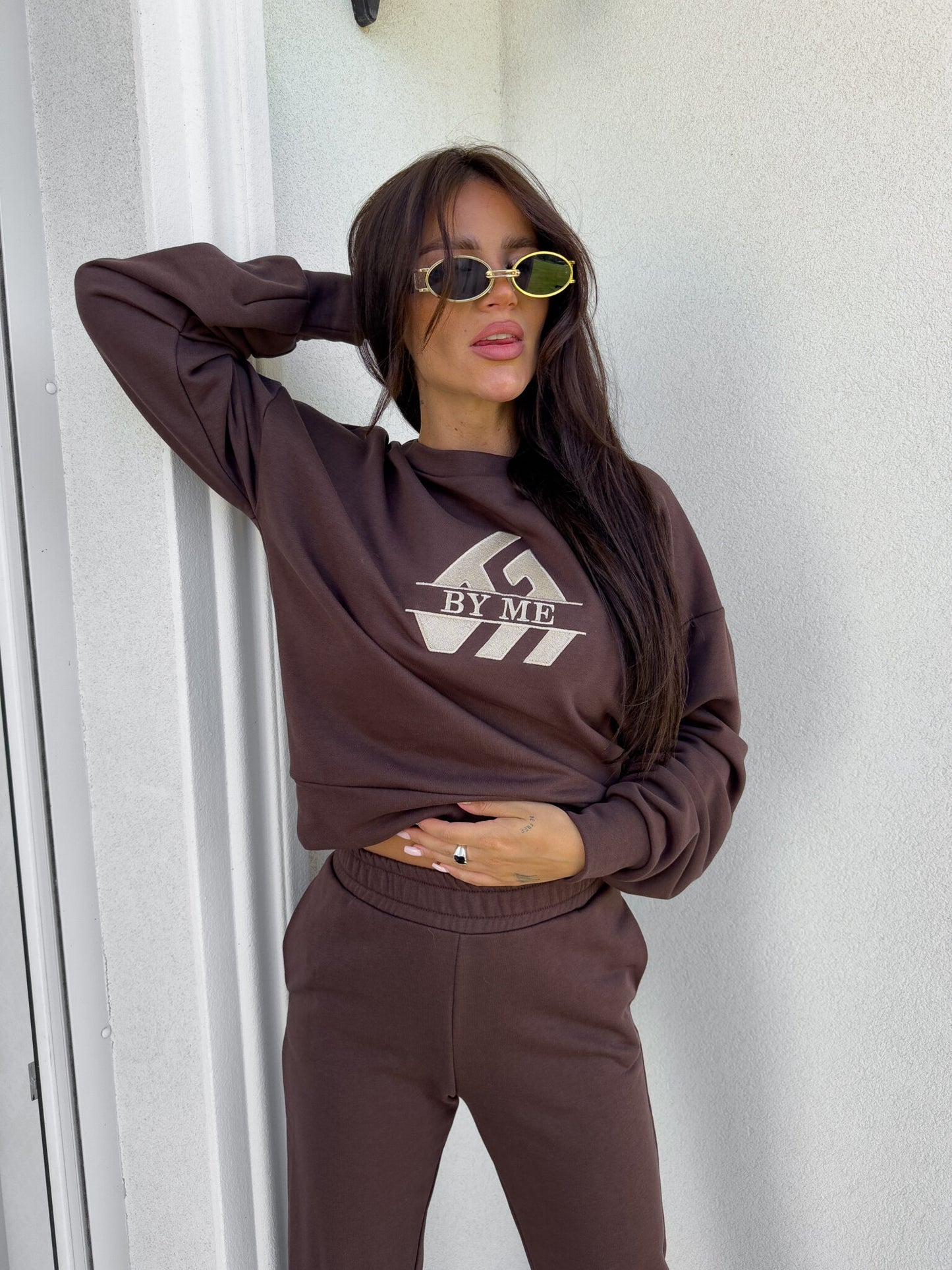 Sweatshirt LUXIT – Schoko