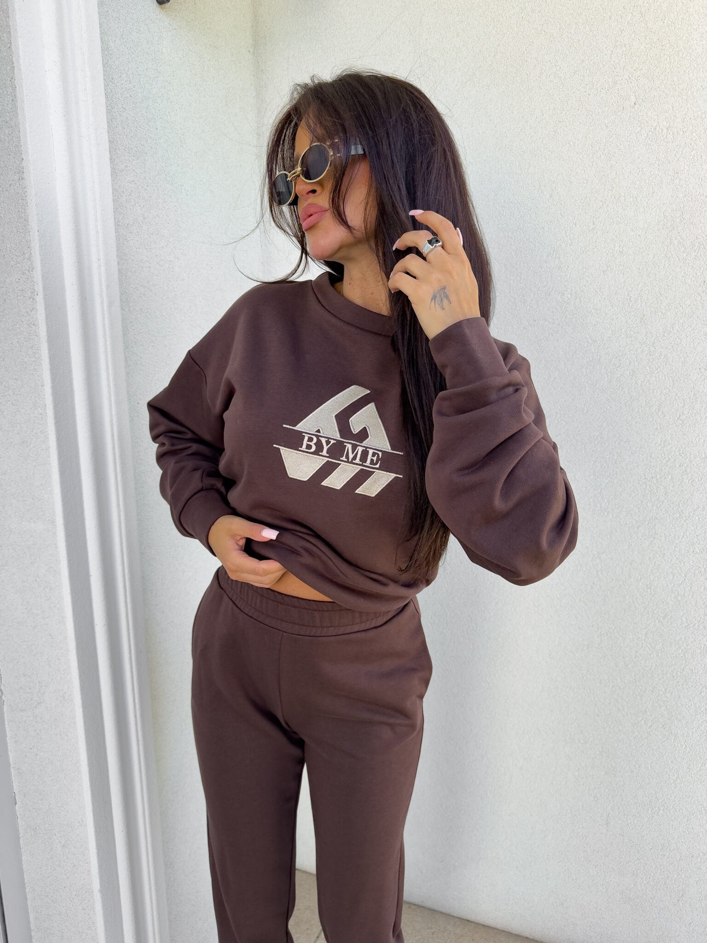 Sweatshirt LUXIT – Schoko