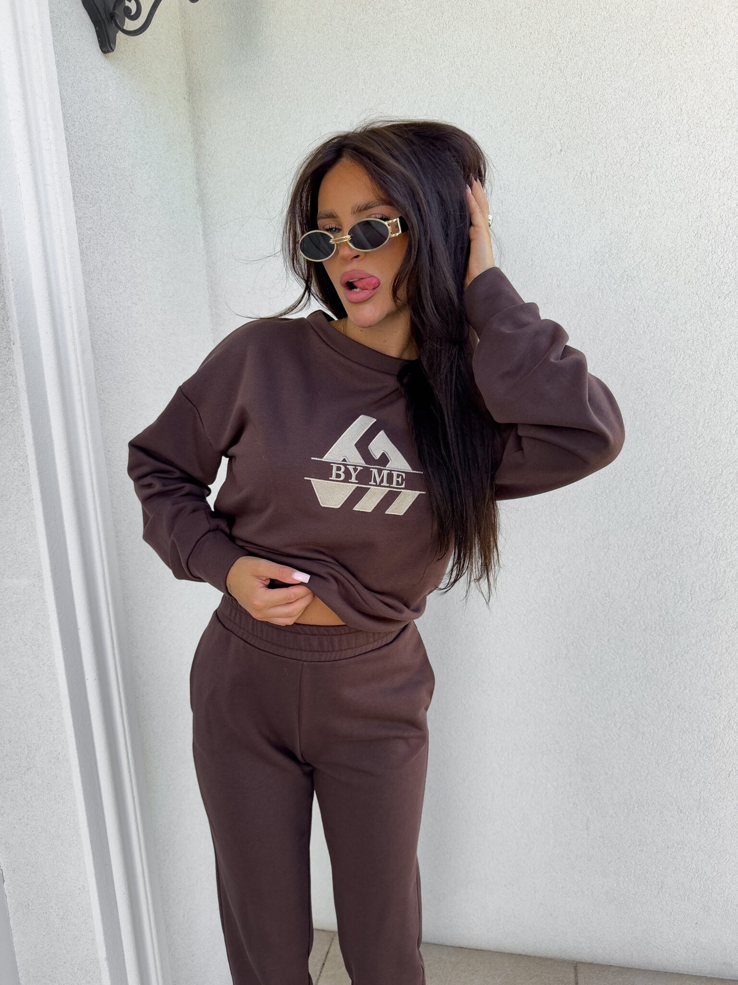 Sweatshirt LUXIT – Schoko