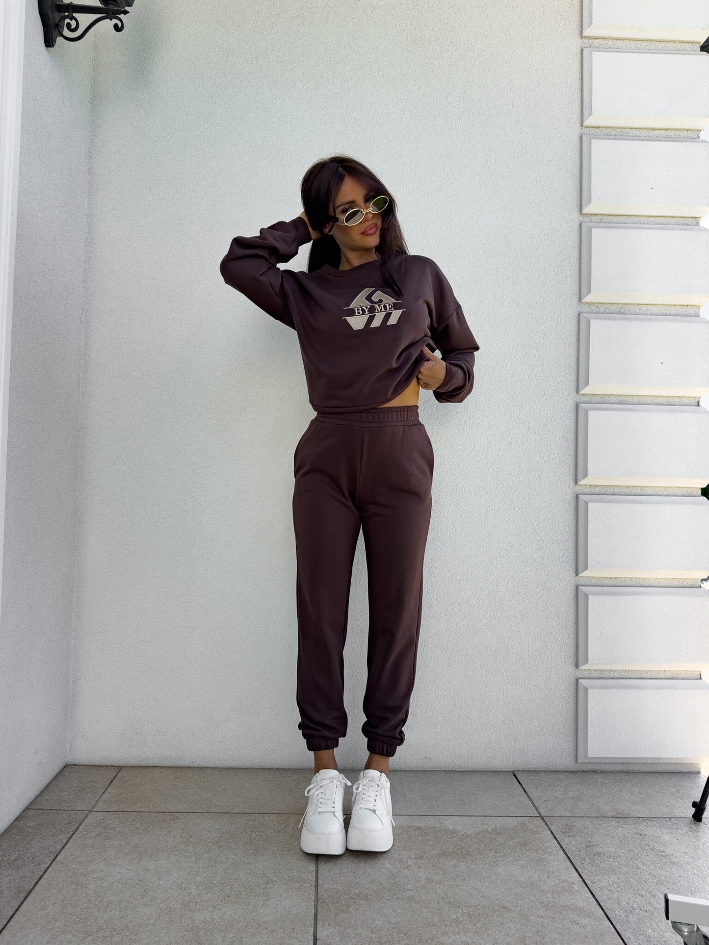 Sweatshirt LUXIT – Schoko